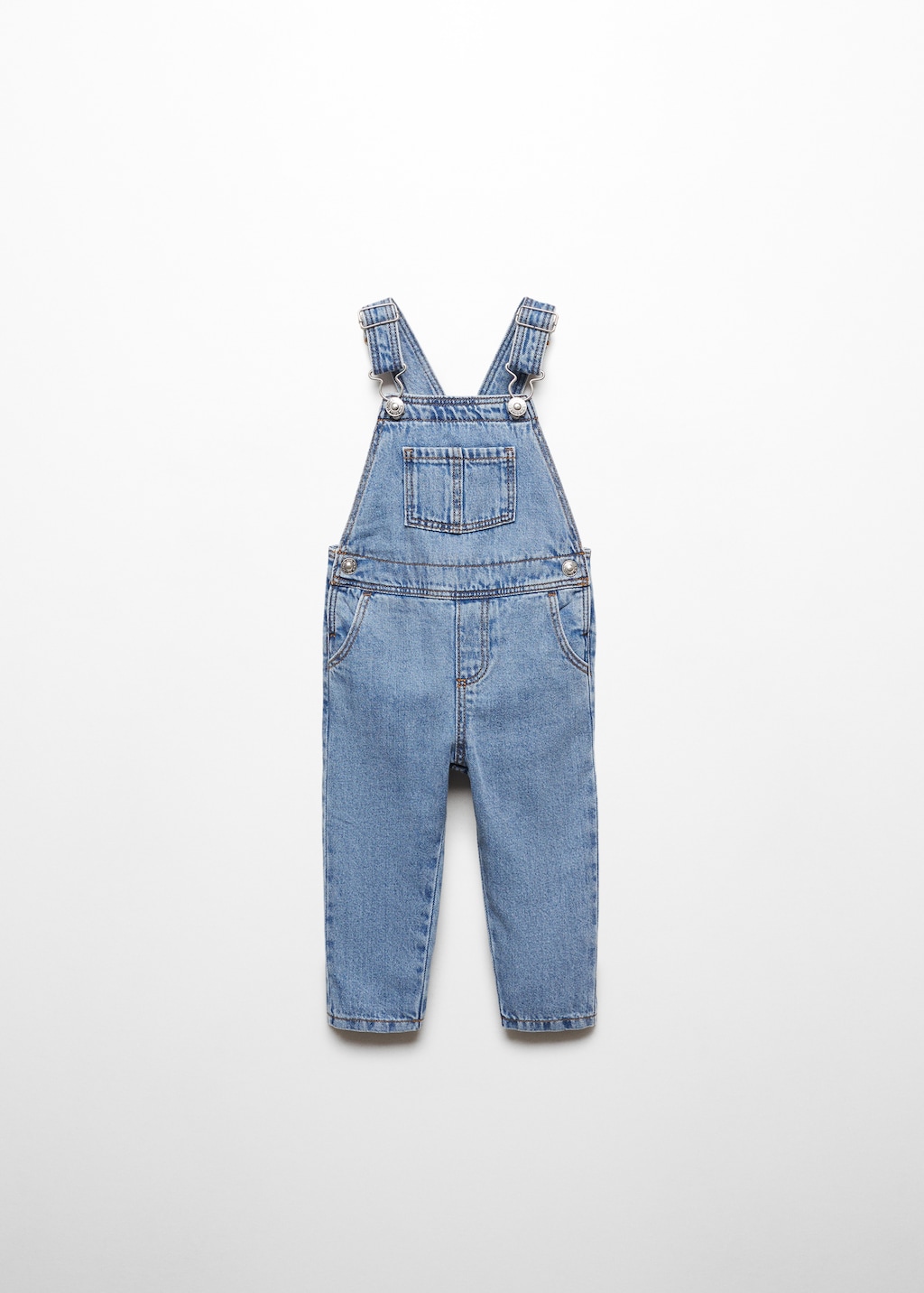 Lined denim dungarees - Article without model