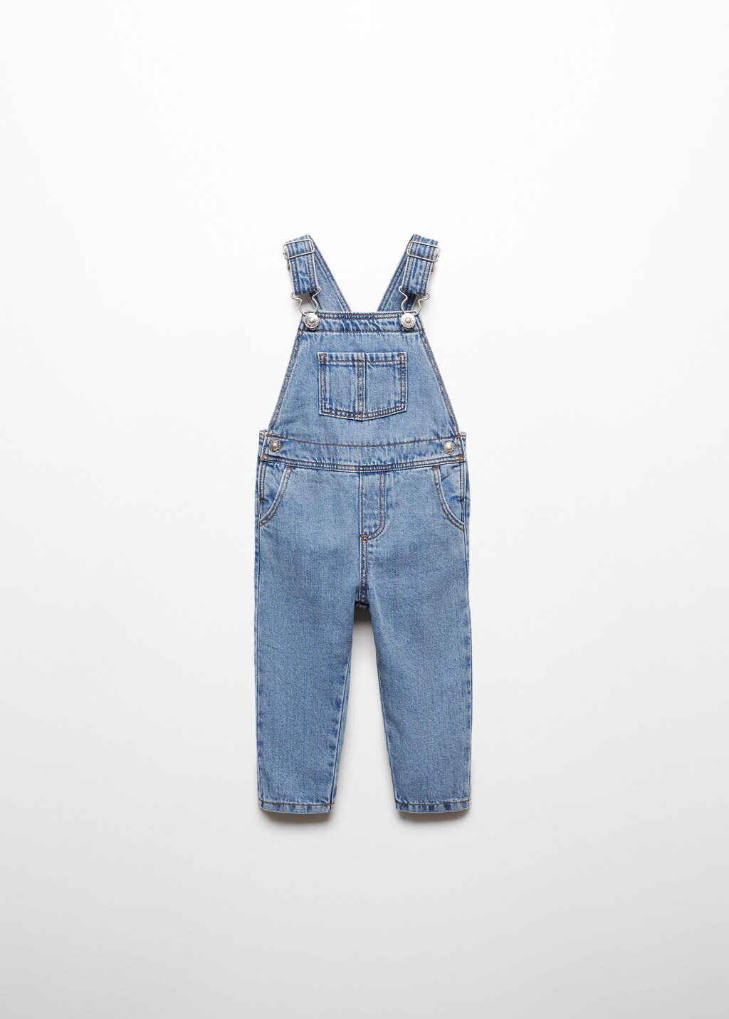 Lined denim dungarees - Article without model