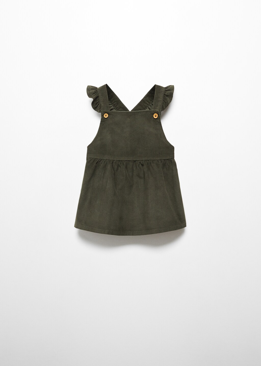 Corduroy pinafore dress - Article without model