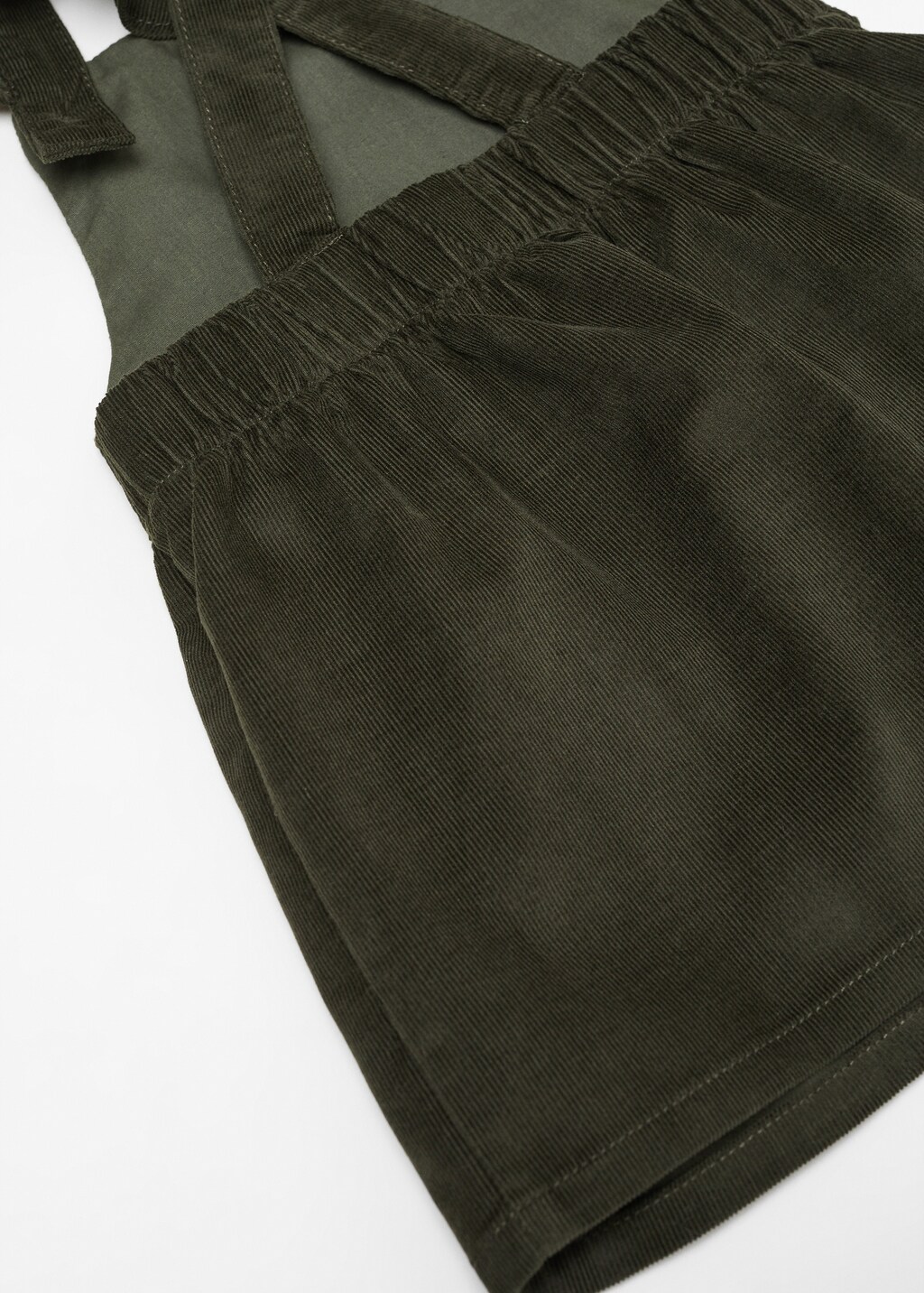 Corduroy pinafore dress - Details of the article 0