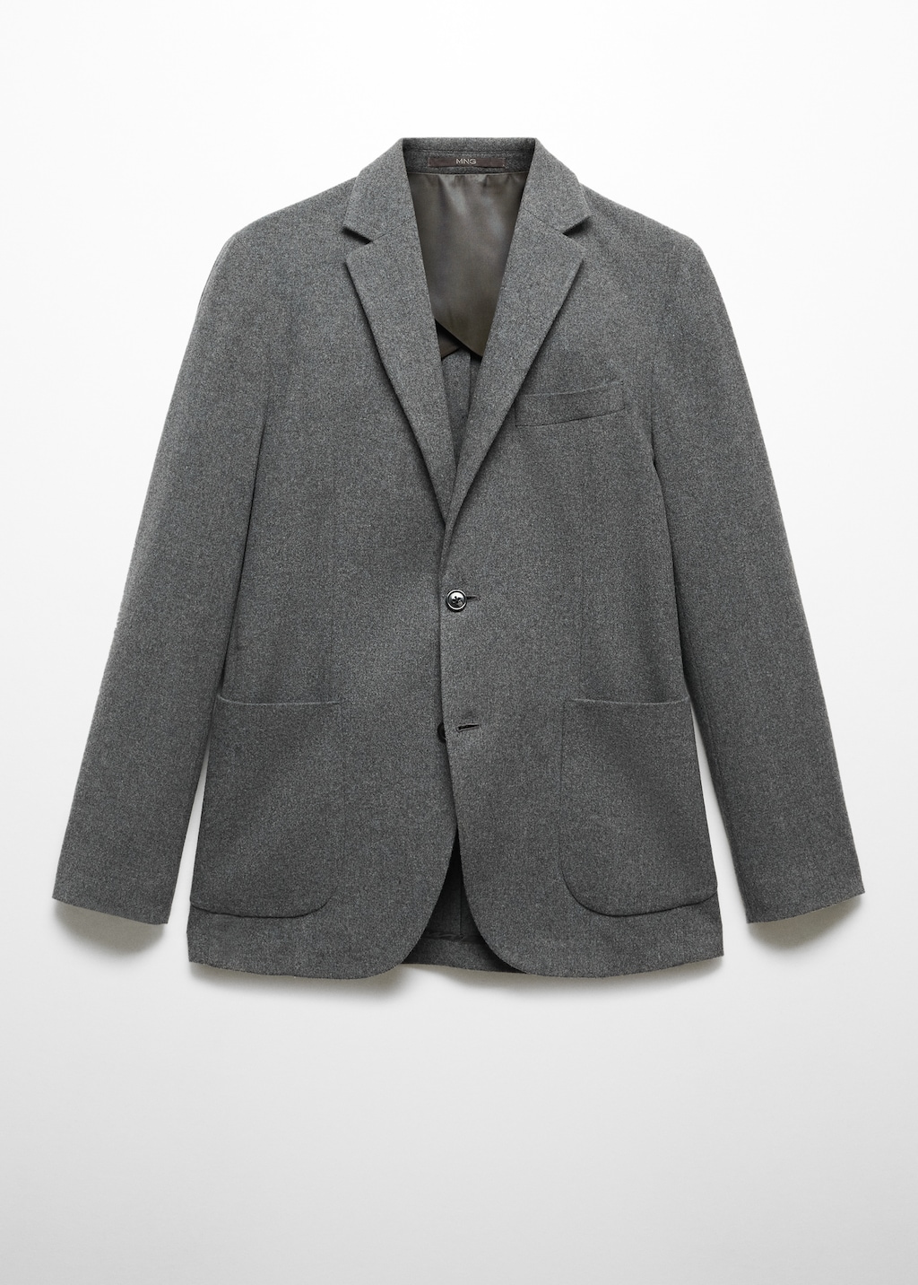 Slim fit flecked wool blazer - Article without model