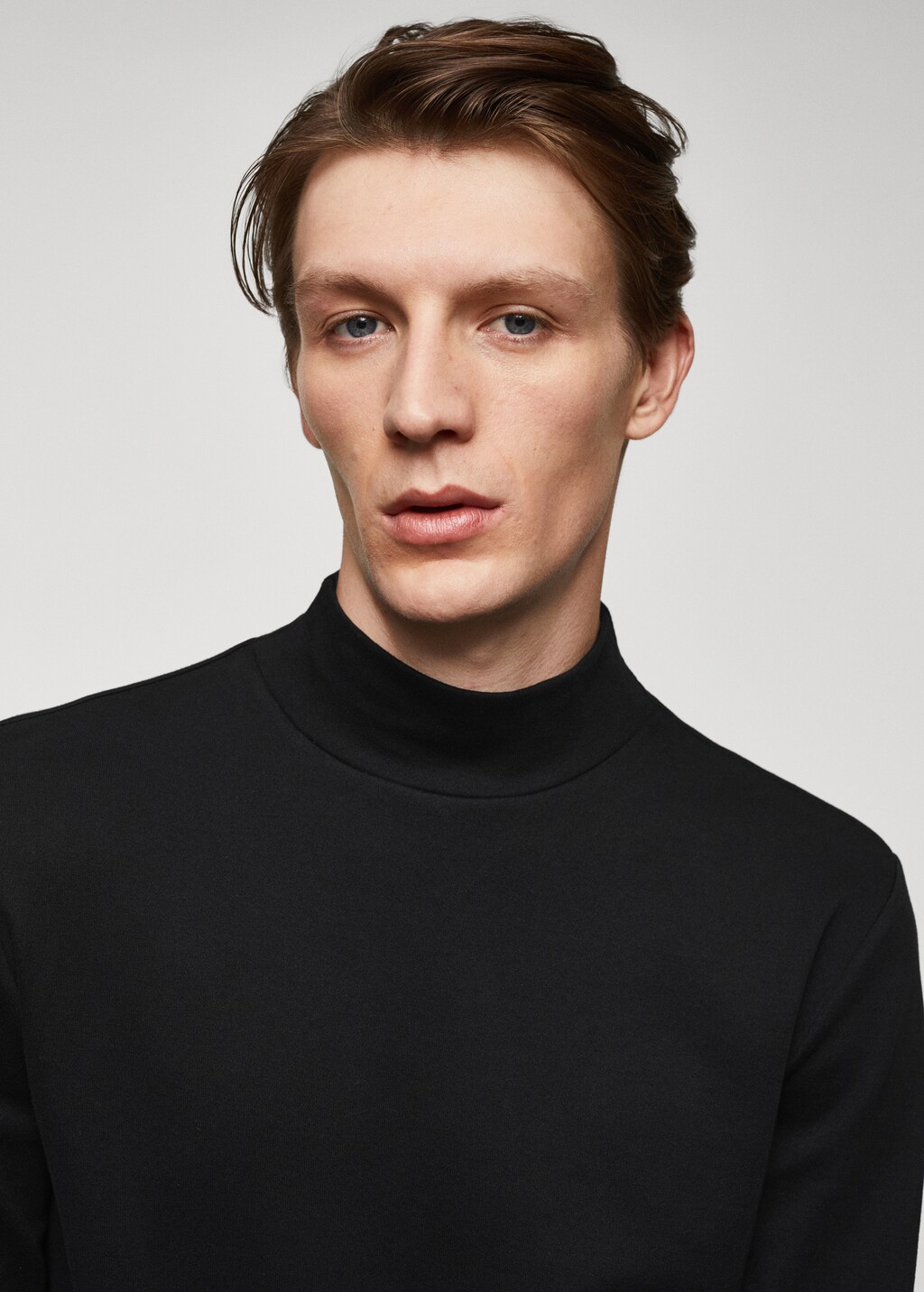 Perkins-neck long-sleeved t-shirt - Details of the article 1