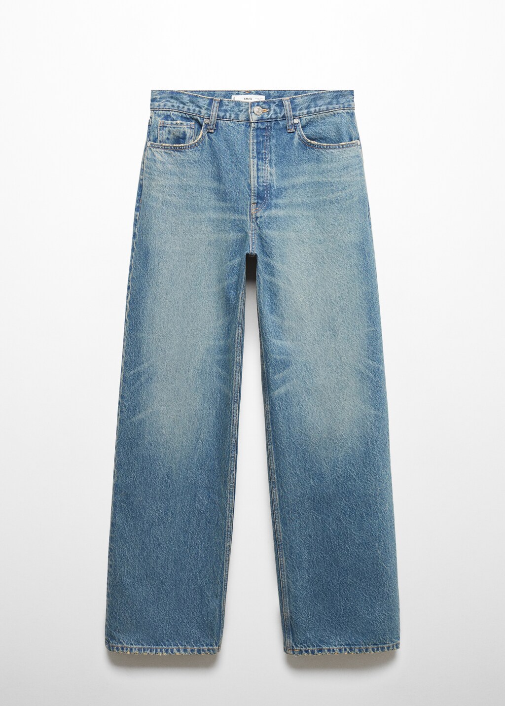 Mid-rise straight jeans - Article without model