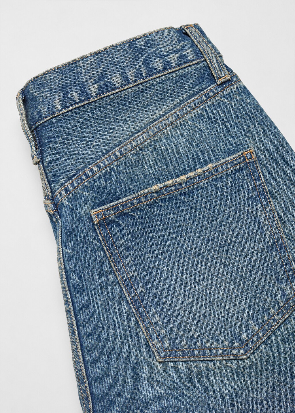 Mid-rise straight jeans - Details of the article 8