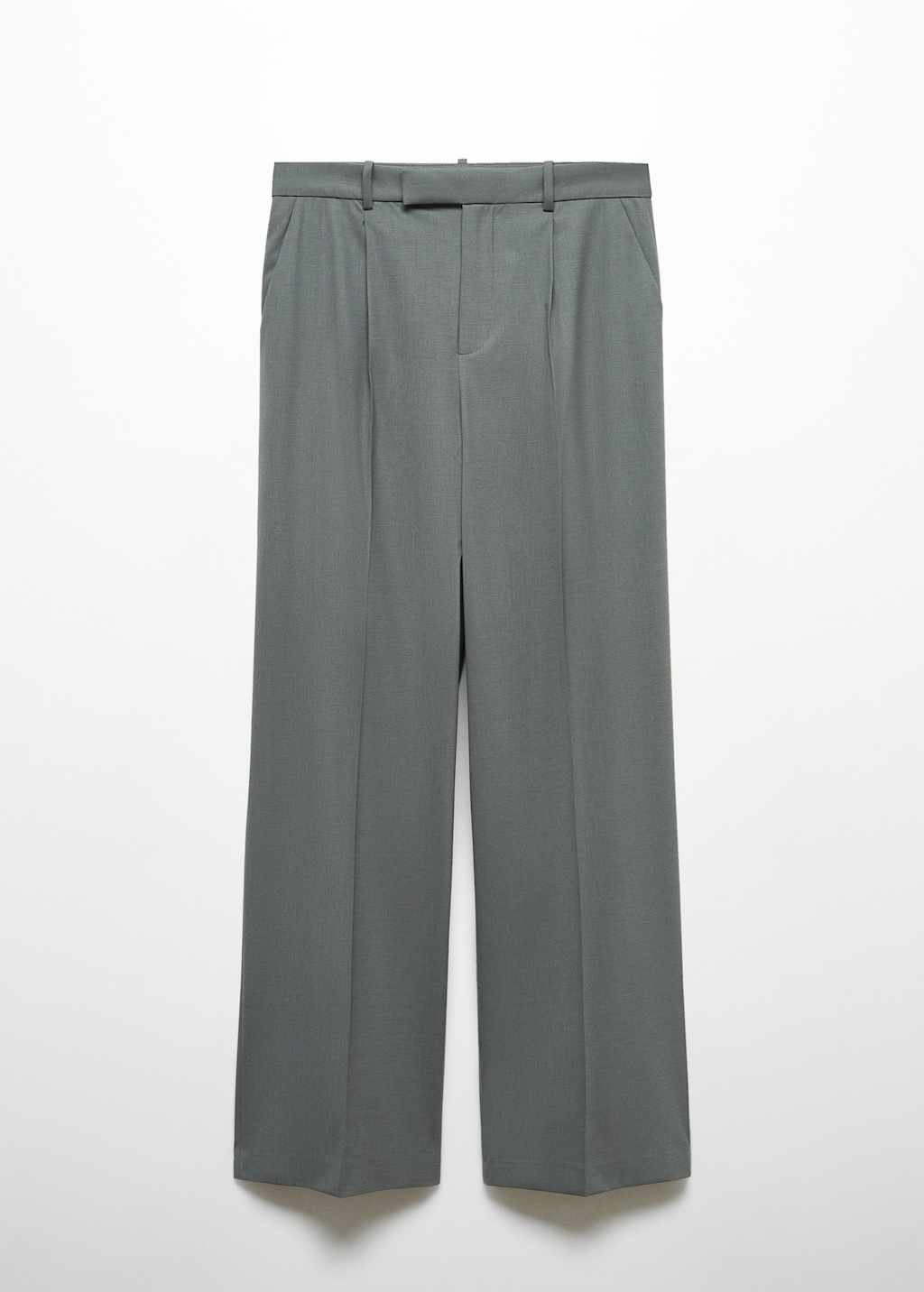 Wool straight-fit trousers - Article without model