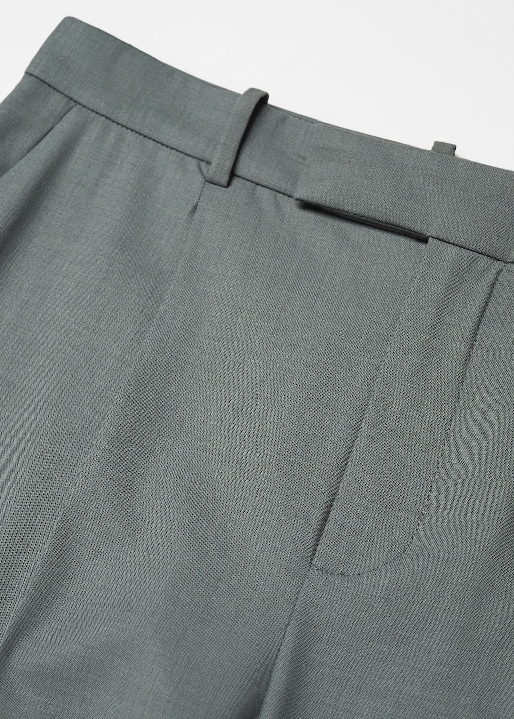 Wool straight-fit trousers - Details of the article 8