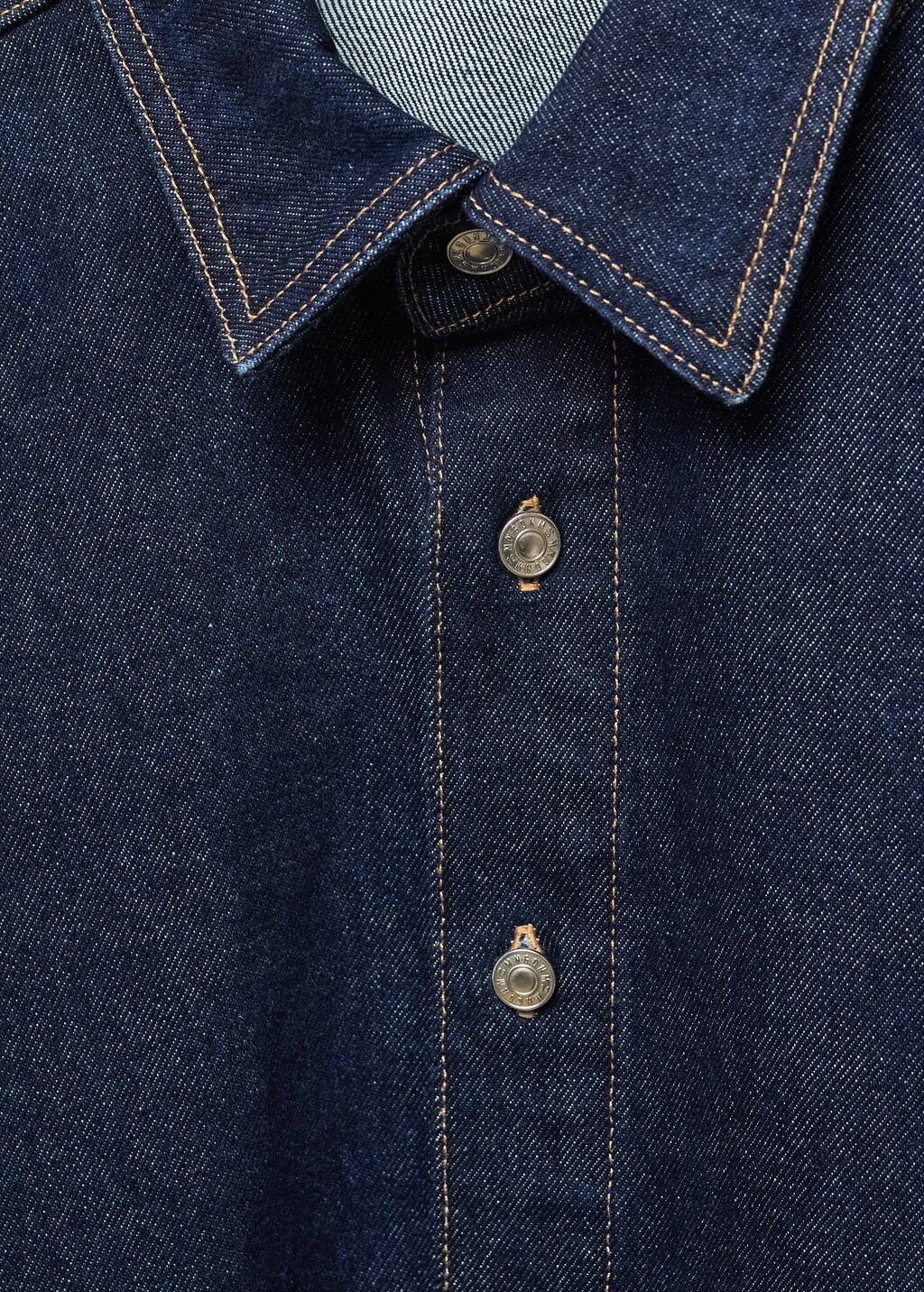 Oversized denim overshirt - Details of the article 8