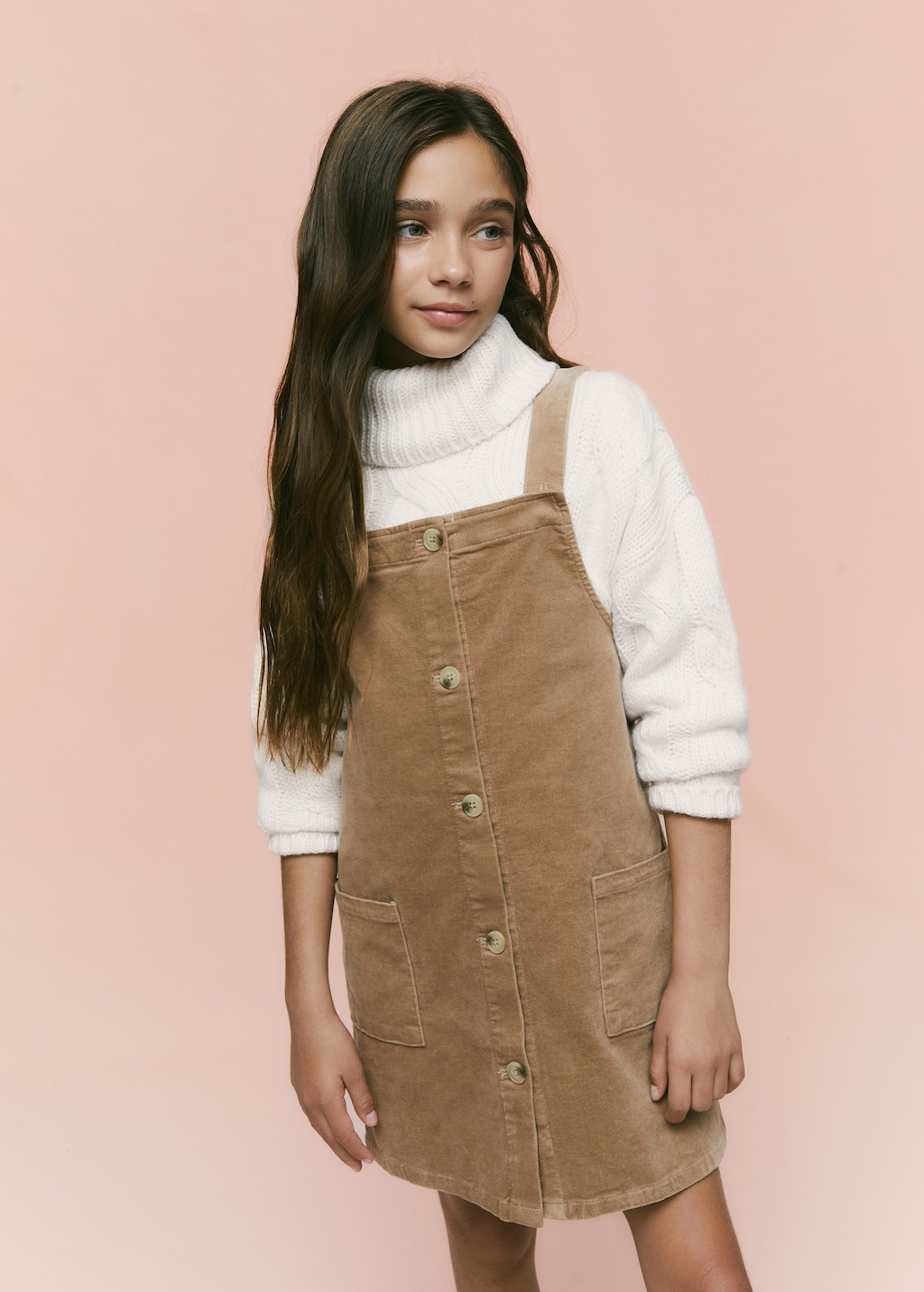 Cotton pinafore dress - Details of the article 5