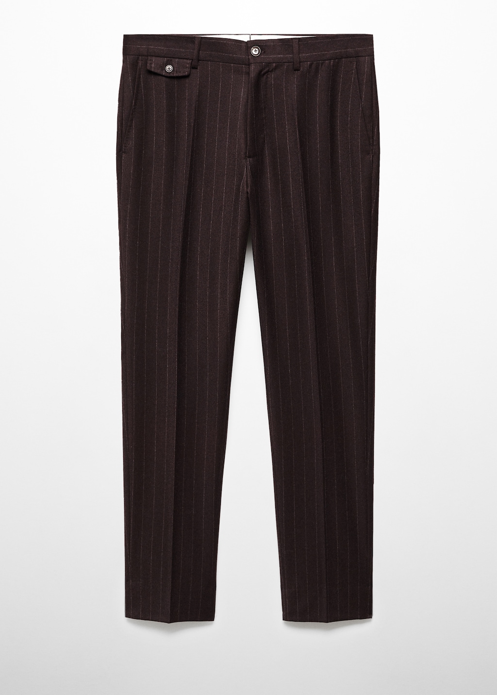 100% virgin wool pinstripe trousers - Article without model