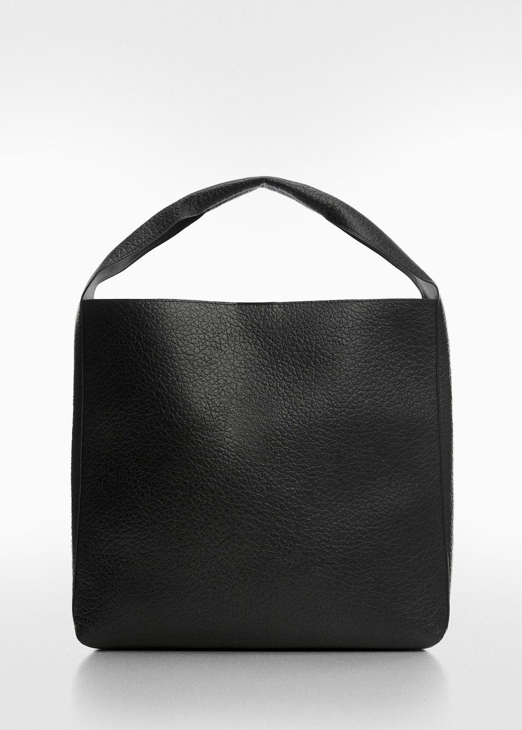 Leather-effect shopper bag - Article without model