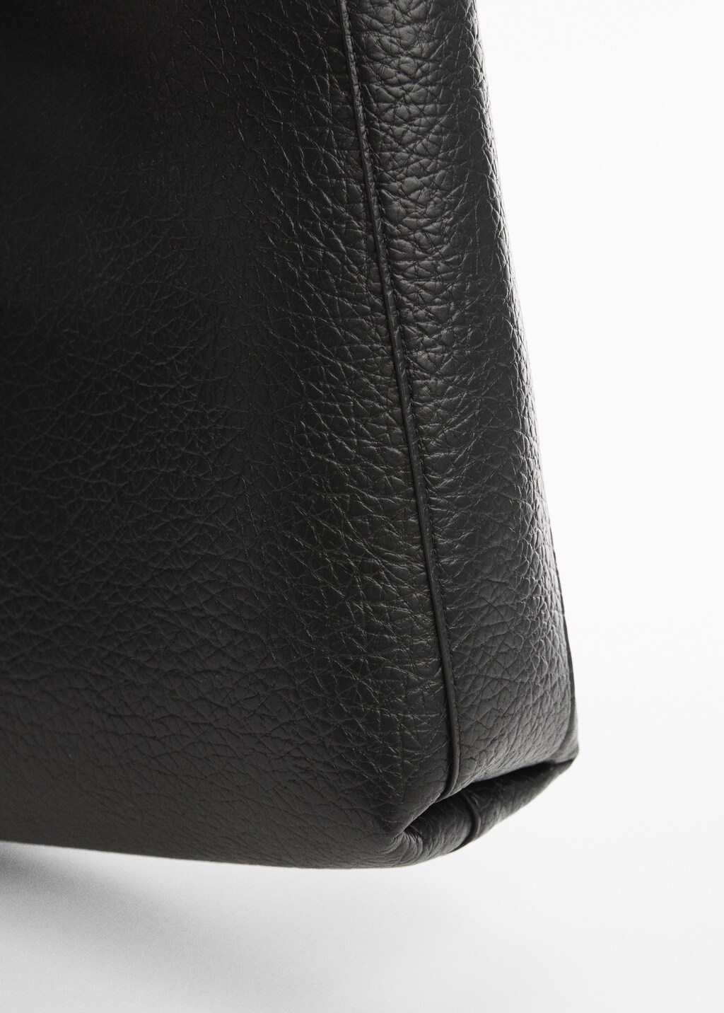 Leather-effect shopper bag - Details of the article 1