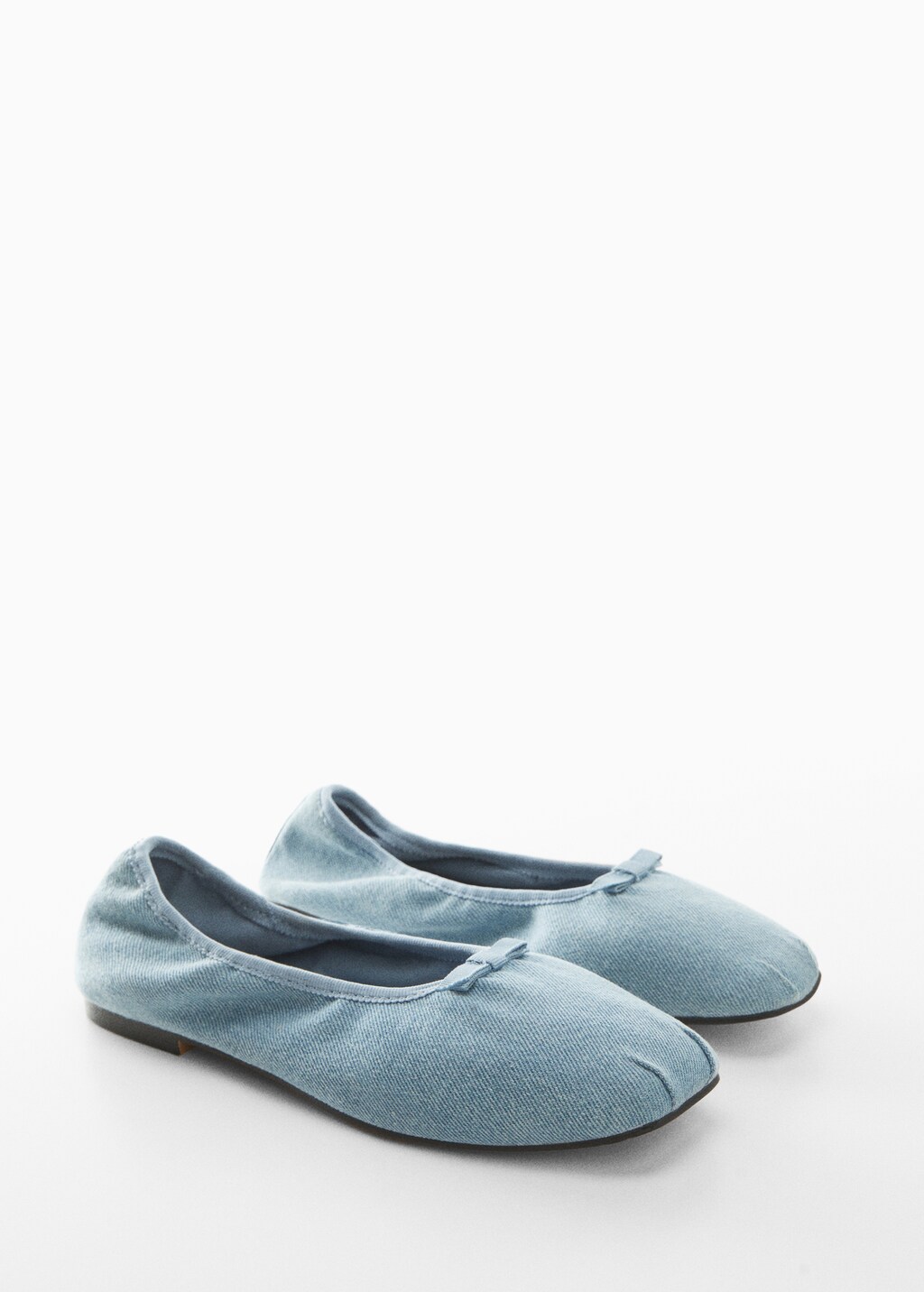 Denim ballerinas - Medium plane