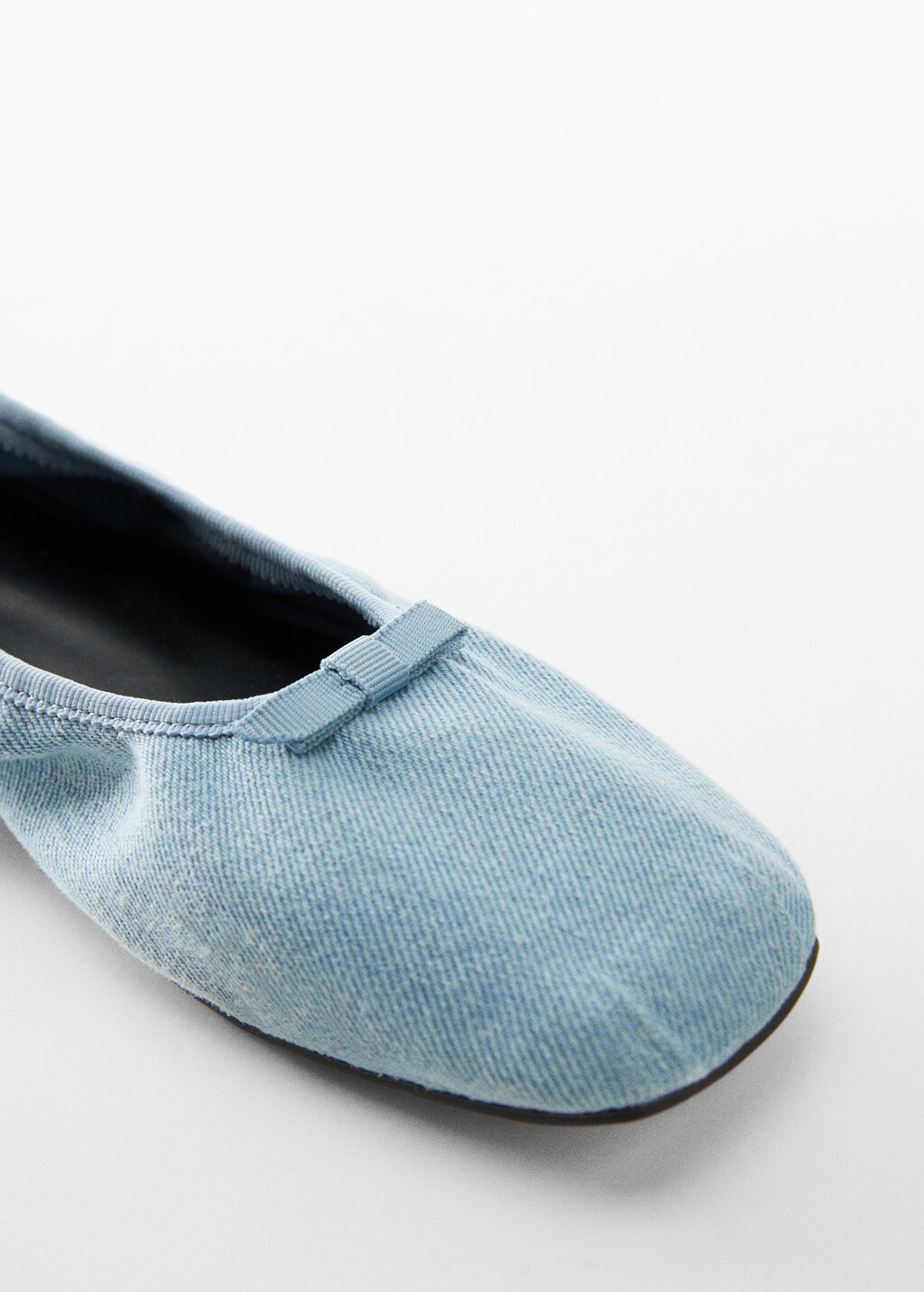 Denim ballerinas - Details of the article 1