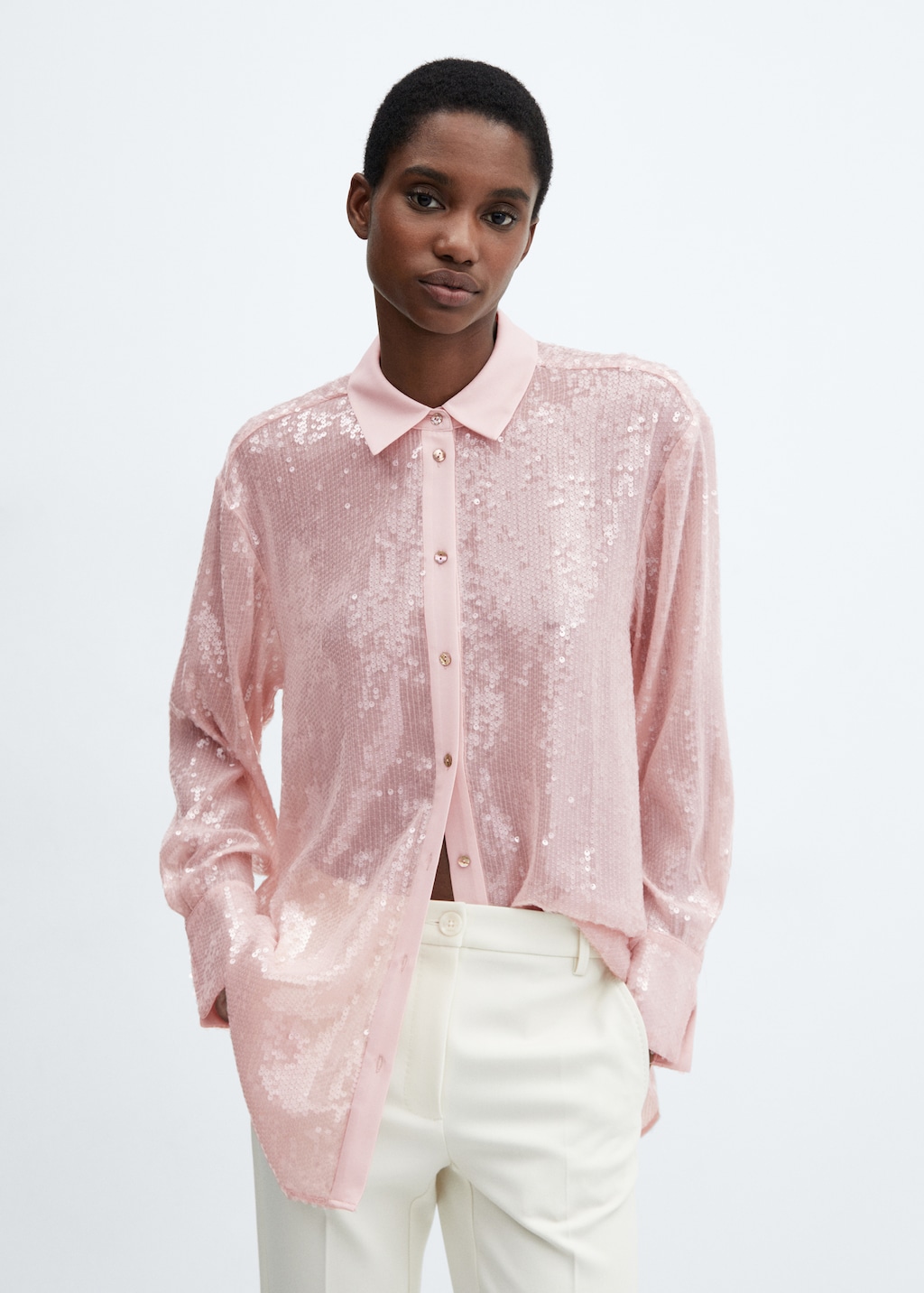 Sequin shirt - Medium plane