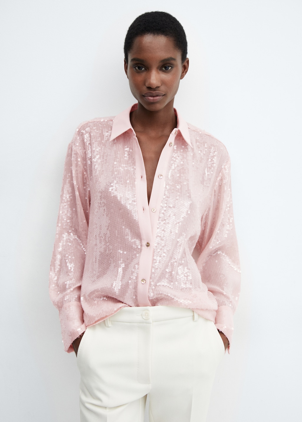 Sequin shirt - Details of the article 2