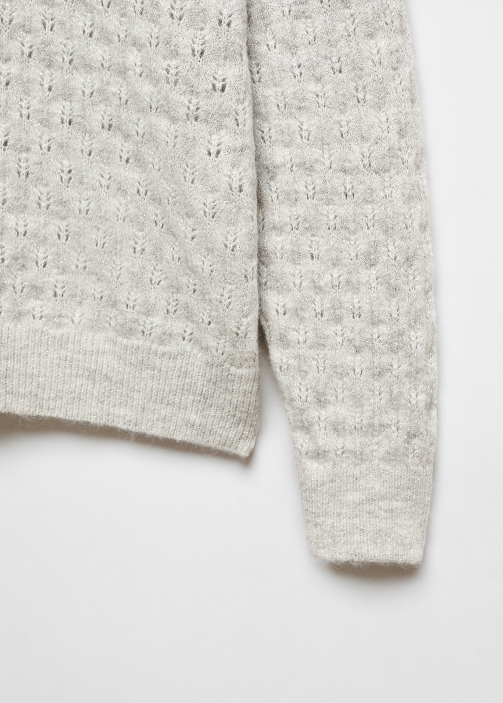 Sweater with lurex details  - Details of the article 8