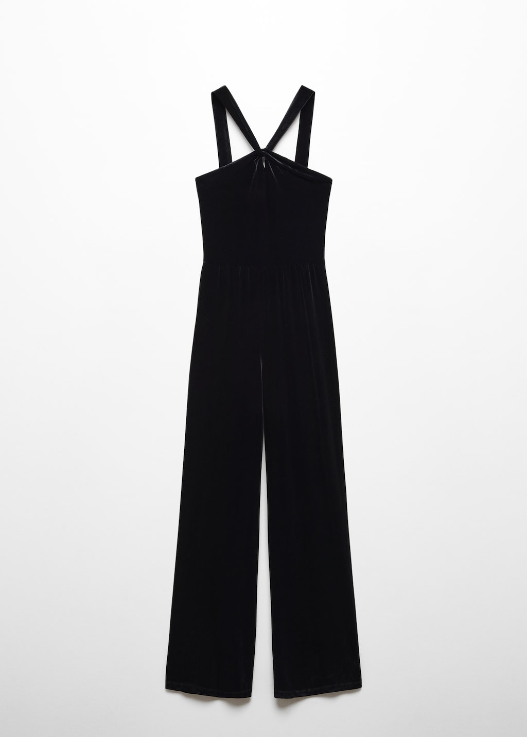 Velvet long jumpsuit - Article without model