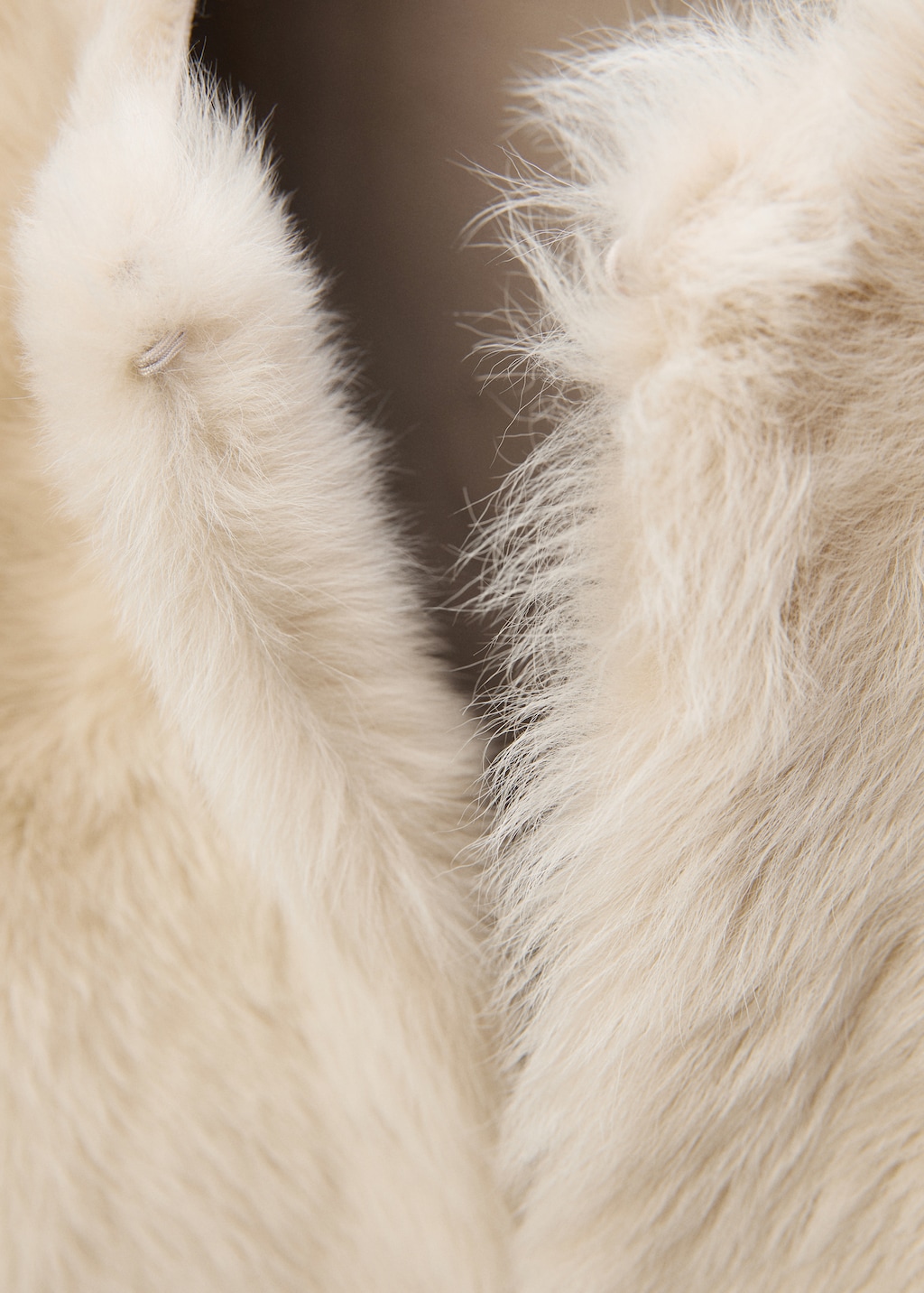 Leather coat  with fur-effect interior - Details of the article 8