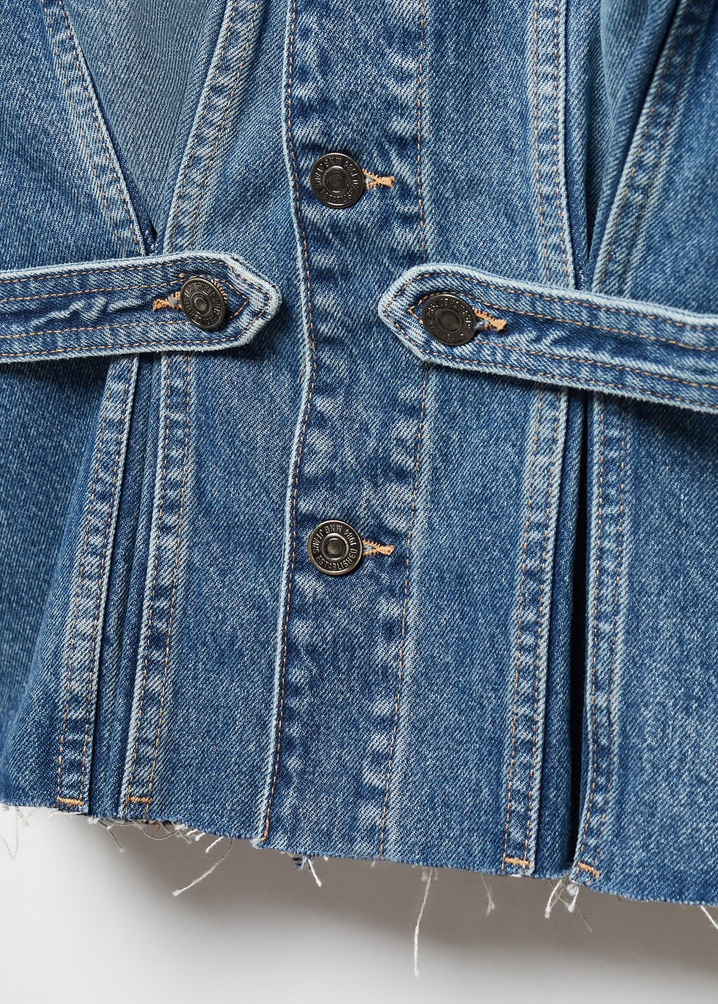 Fitted denim jacket - Details of the article 8