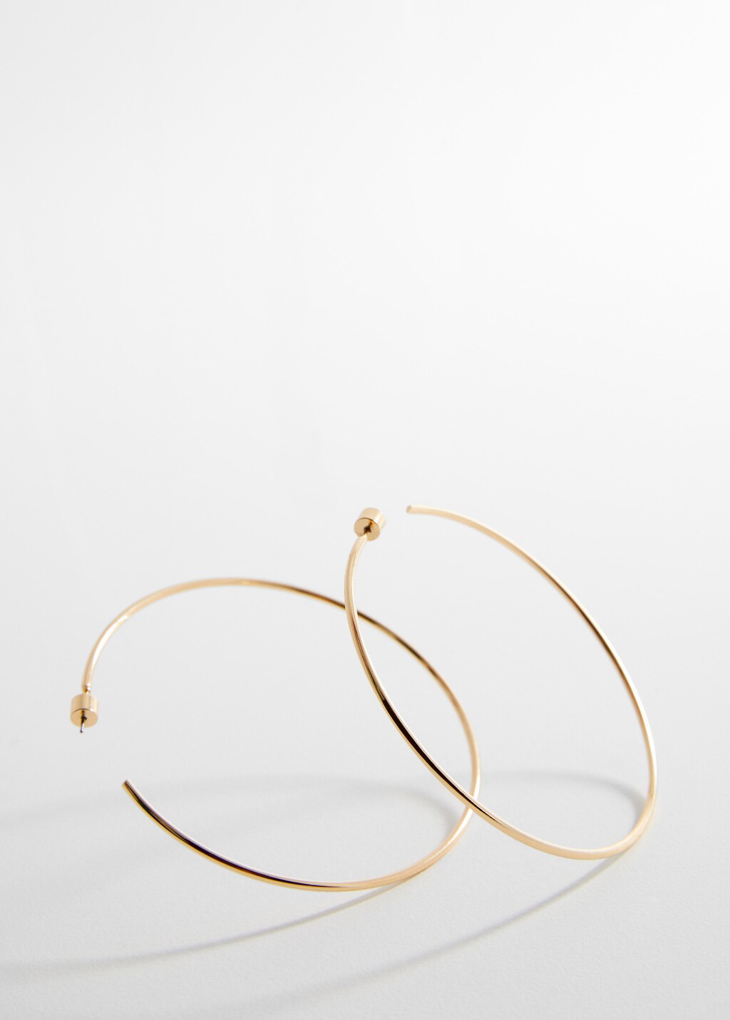 Maxi hoop earrings - Medium plane