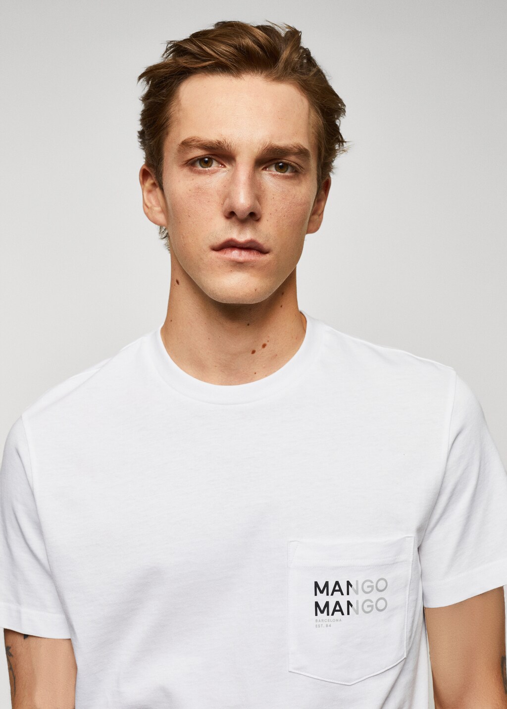 Logo print cotton t-shirt - Details of the article 1