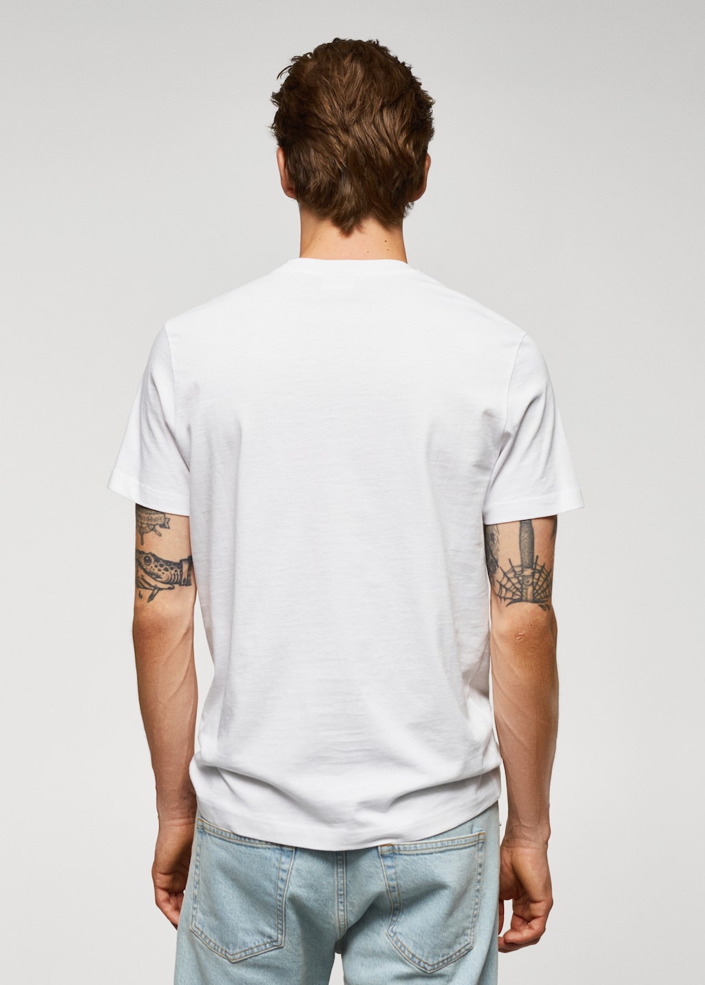 Logo print cotton t-shirt - Reverse of the article