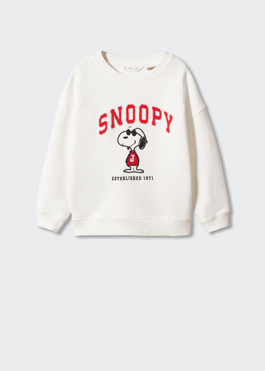 Sweatshirt i bomull Snoopy - Artikel utan modell