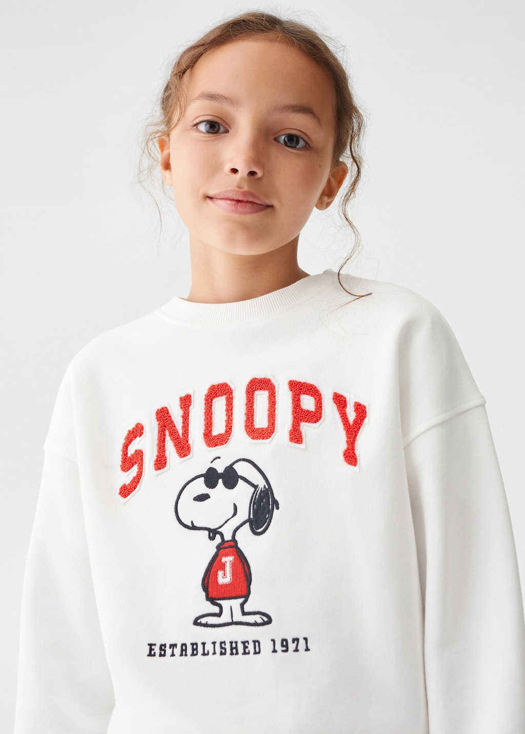 Snoopy cotton sweatshirt - Details of the article 1