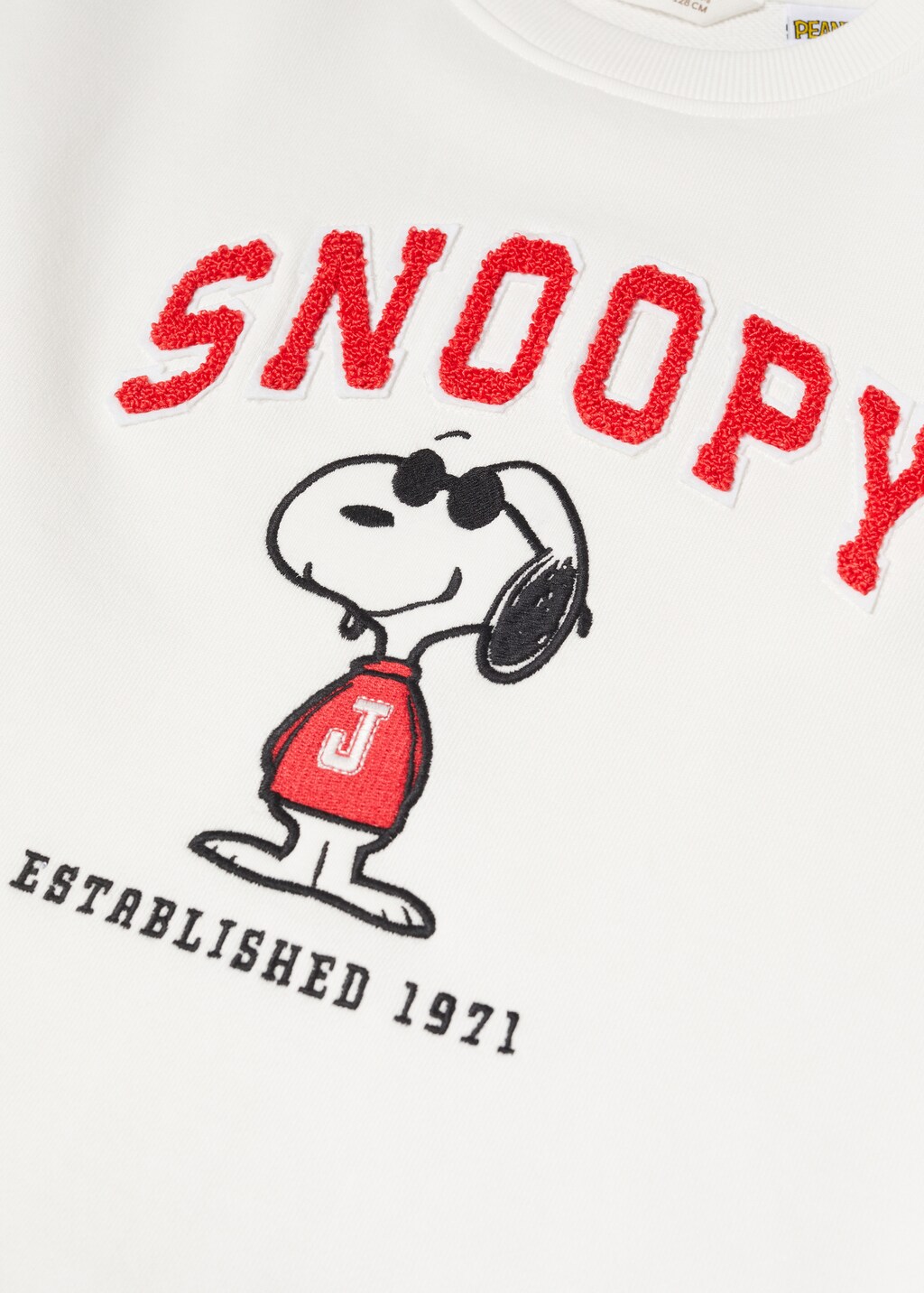 Sweatshirt i bomull Snoopy - Detaljer om artikeln 8