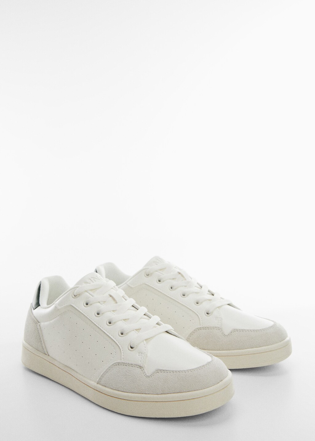 Lace-up leather sneakers - Medium plane