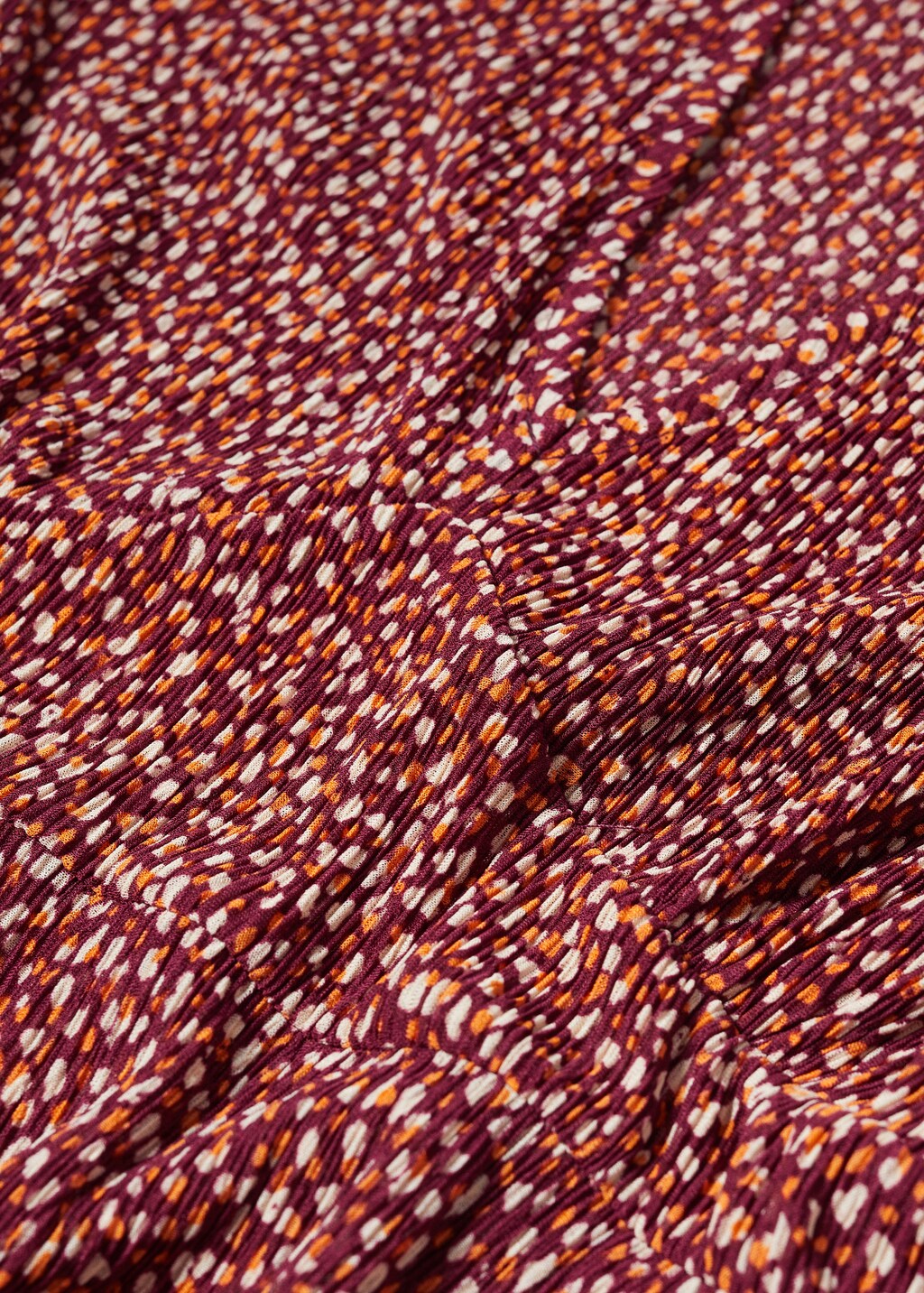 Printed textured dress - Details of the article 8