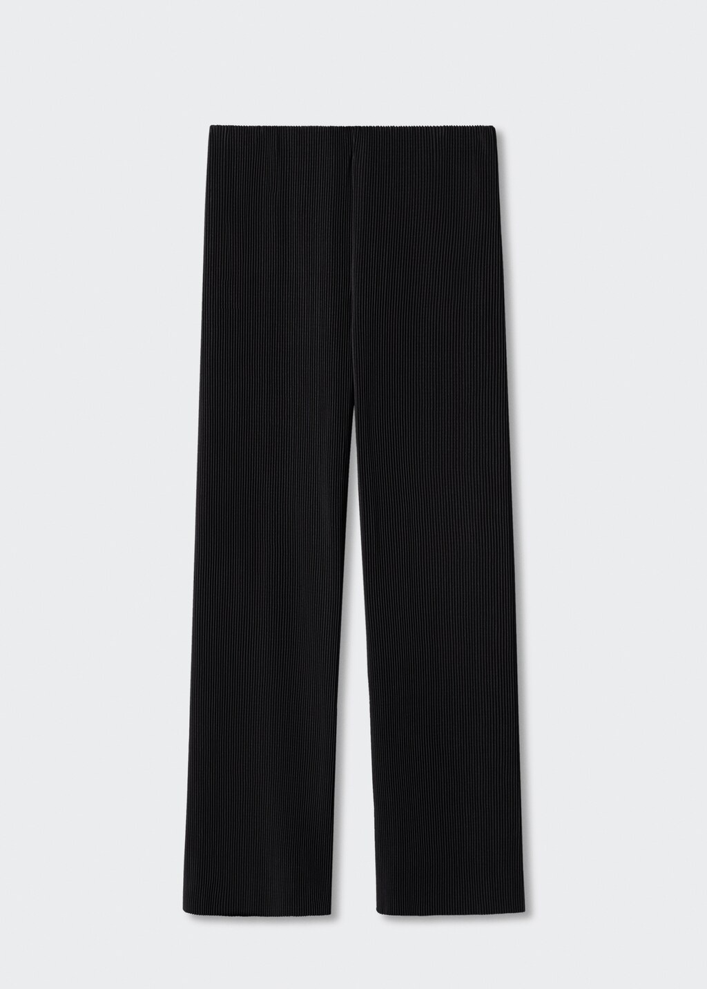 Pleated straight trousers - Article without model