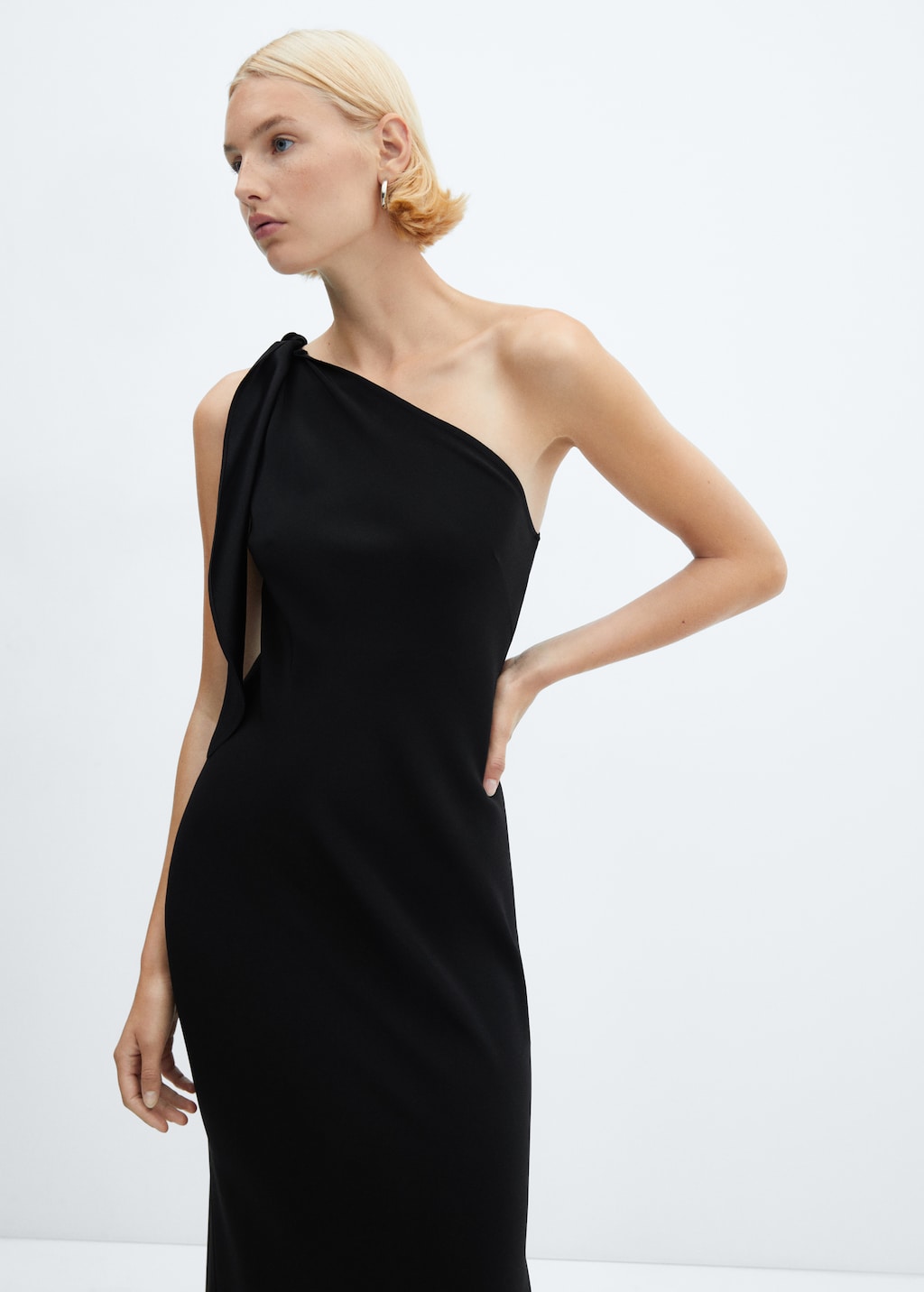 Asymmetric bow dress - Medium plane