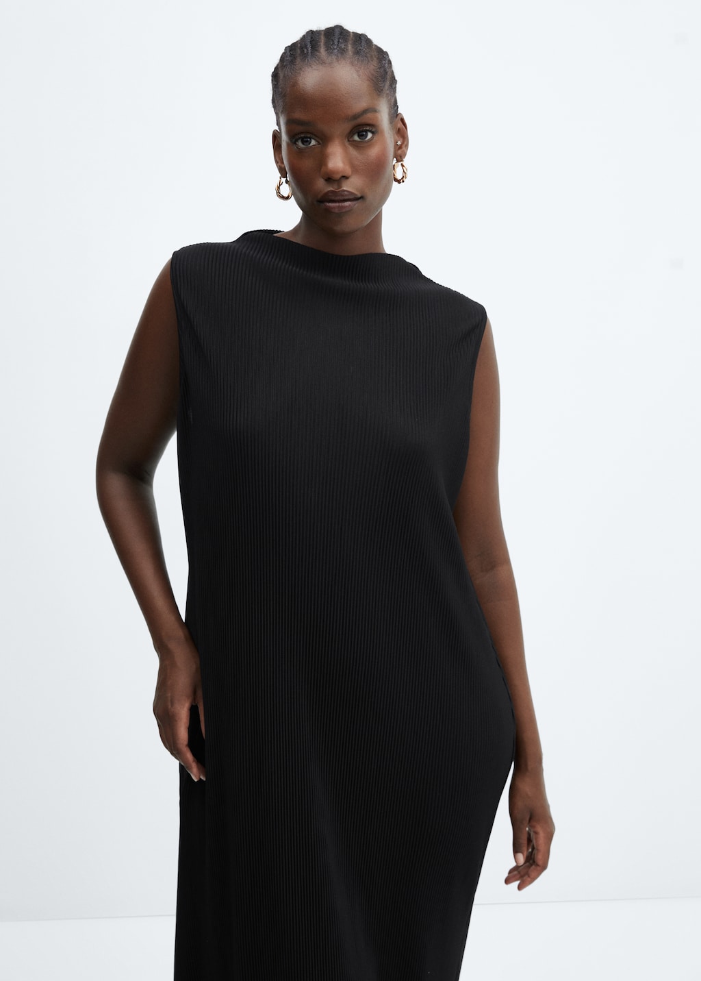 Tailored ribbed dress - Details of the article 5