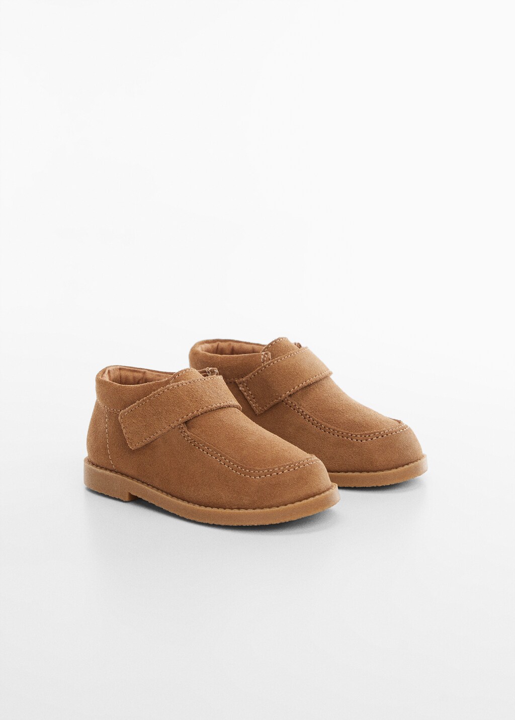 Velcro leather shoes - Medium plane