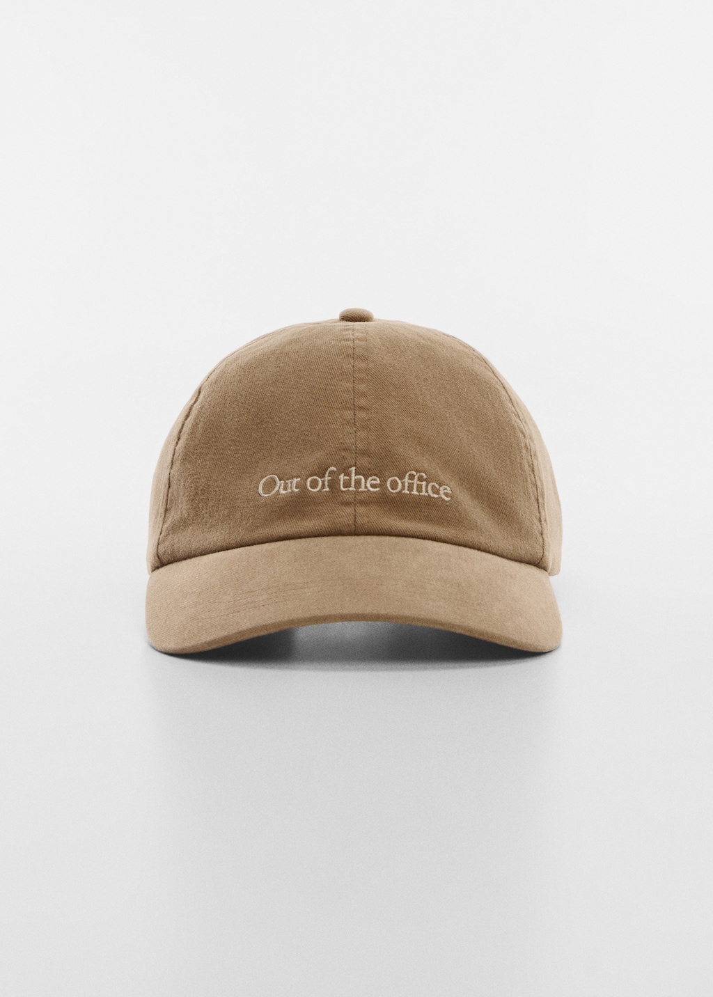 Embroidered message cap - Medium plane