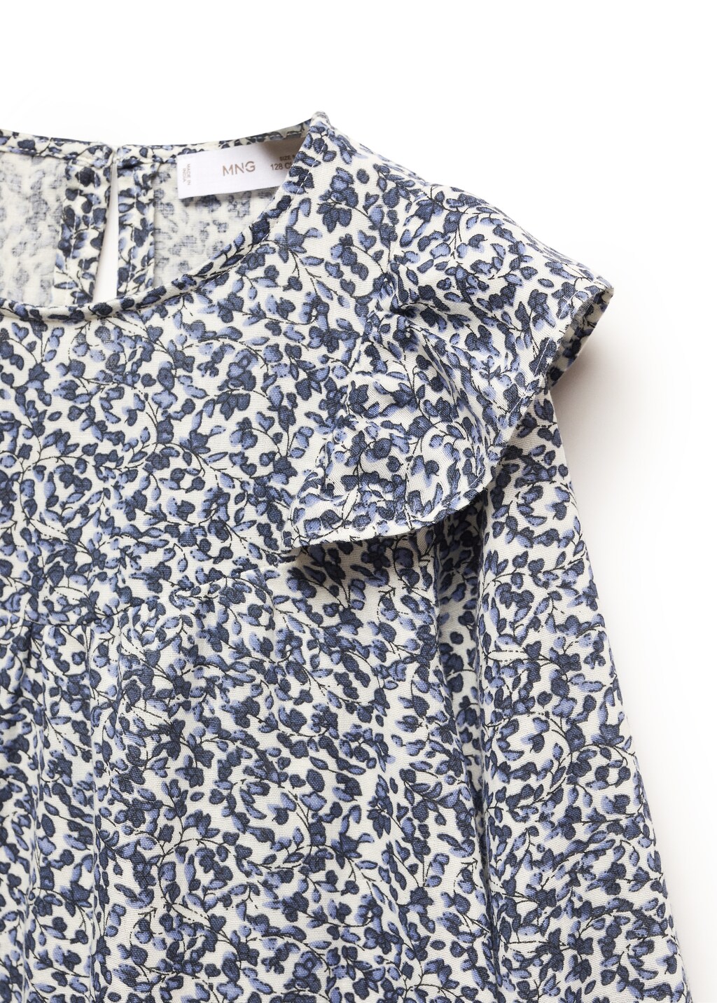 Ruffled printed dress - Details of the article 8