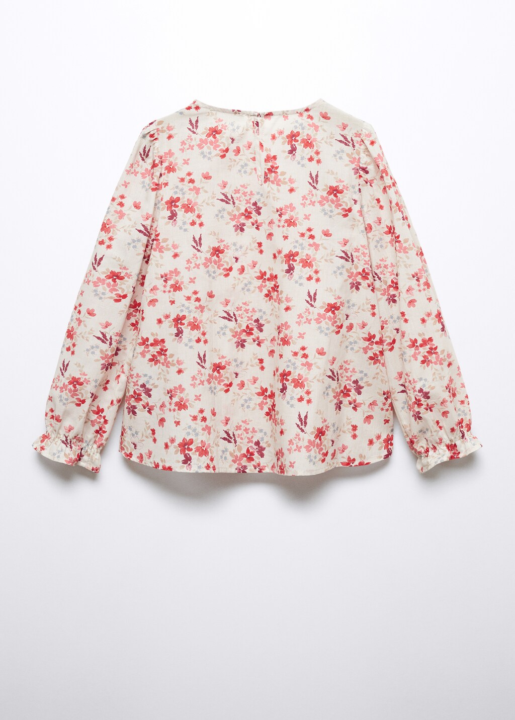 Blouse à fleurs - Verso de l’article