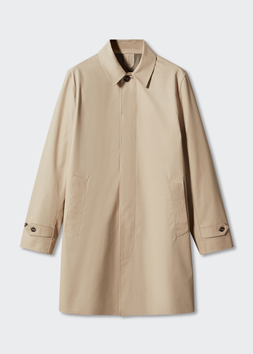 Water-repellent cotton trench coat - Article without model