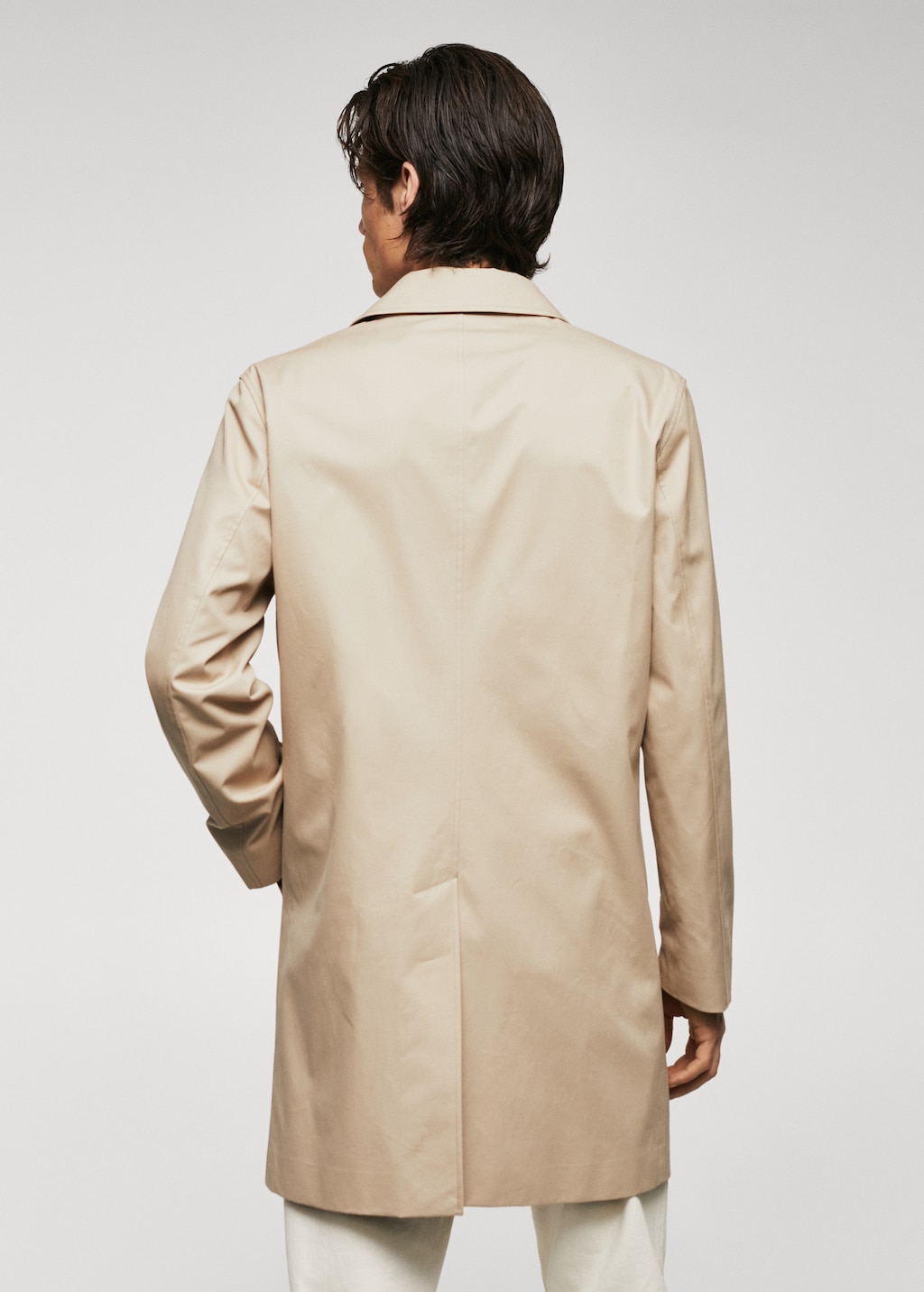 Water-repellent cotton trench coat - Details of the article 2