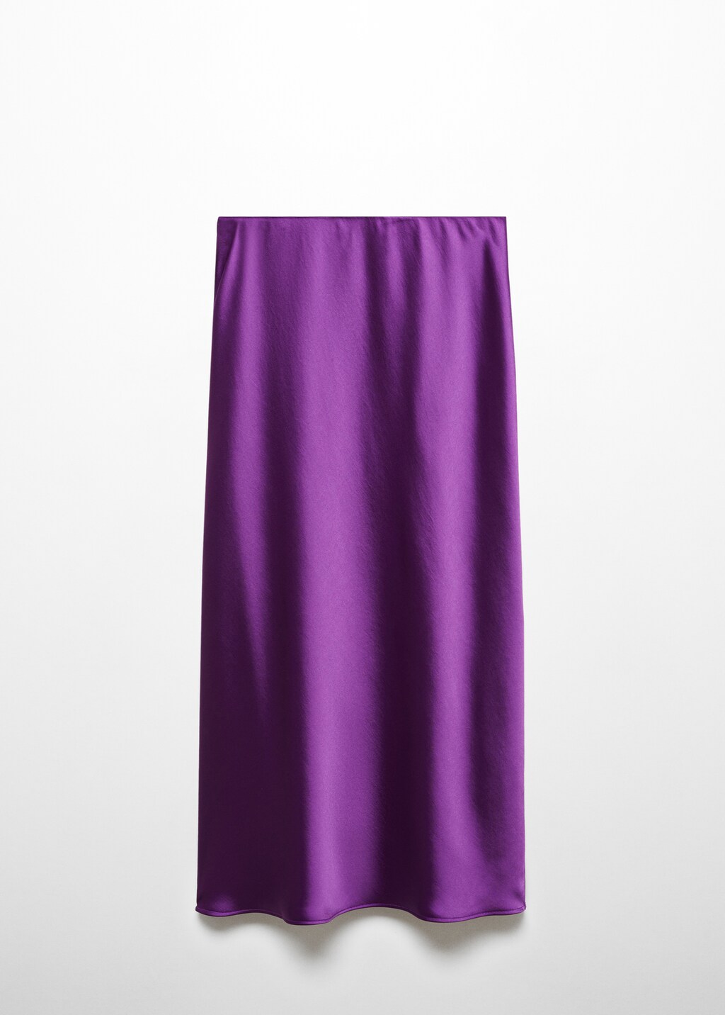 Midi satin skirt - Article without model