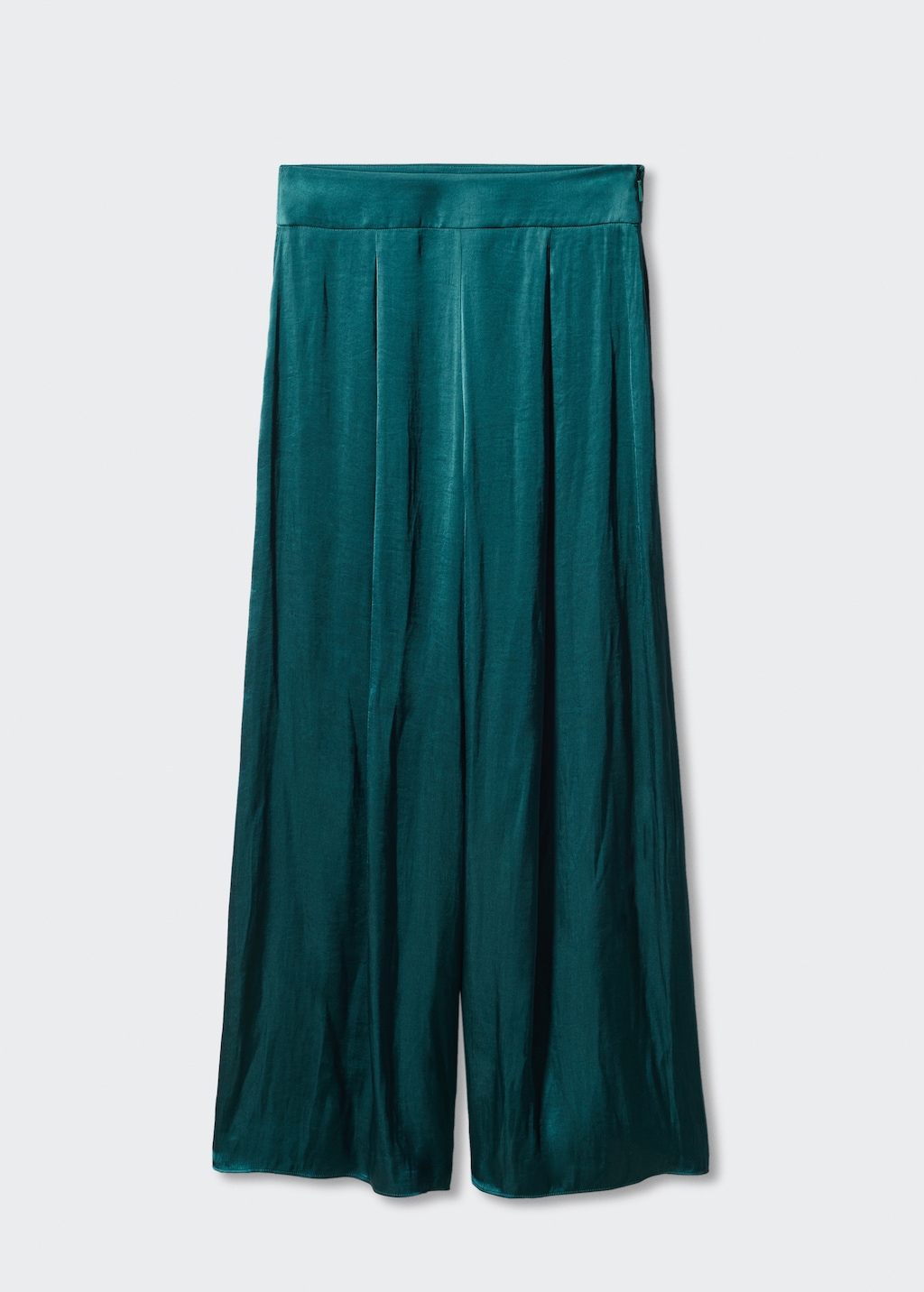 Satin wideleg trousers - Article without model