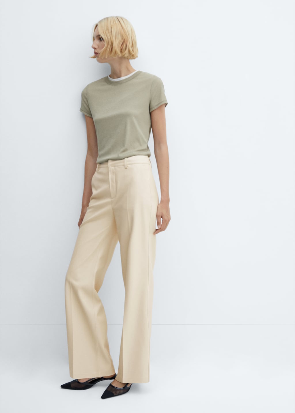 Pantalons wideleg efecte pell - Detall de l'article 6