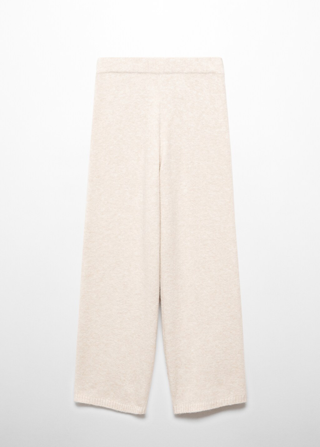 Cotton-linen knitted pants  - Article without model