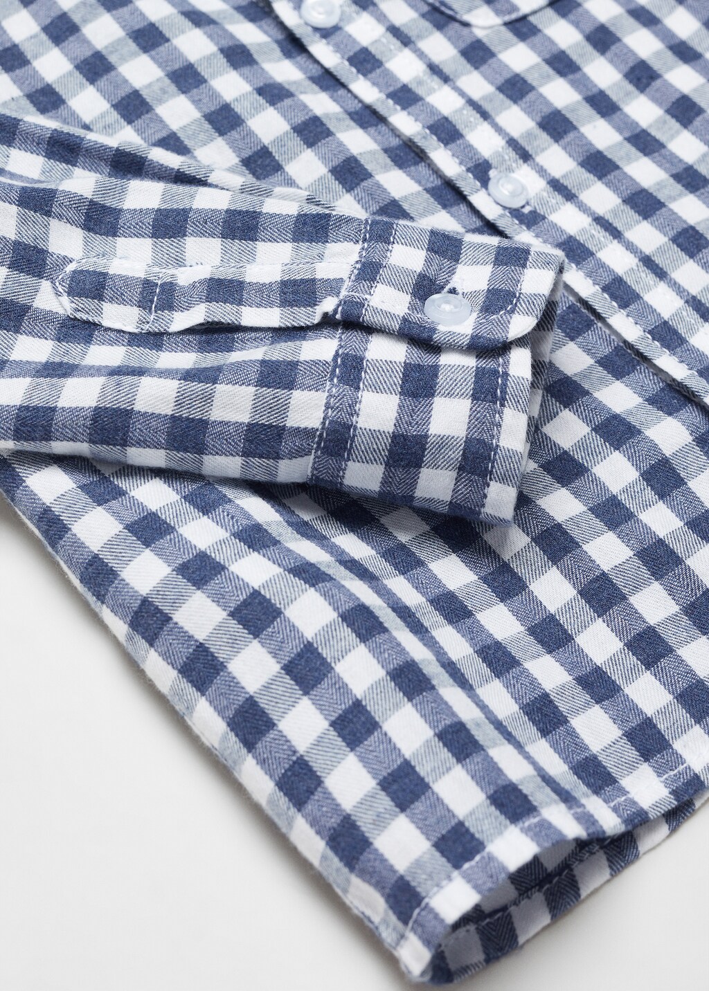 Slim-fit check shirt - Details of the article 0