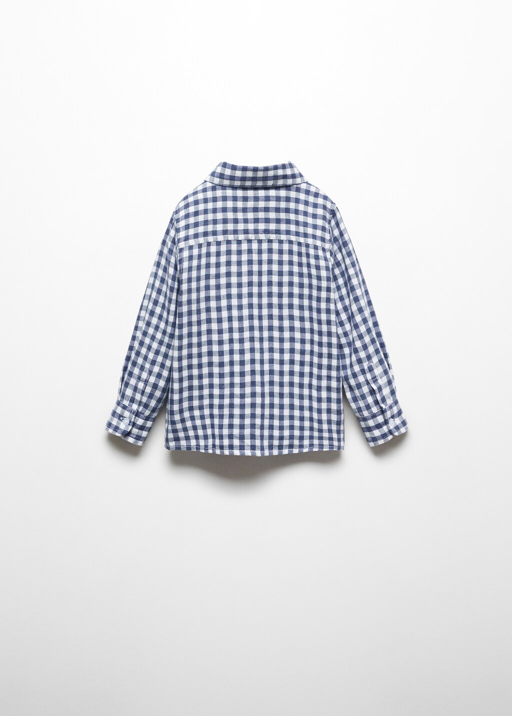 Slim-fit check shirt - Reverse of the article