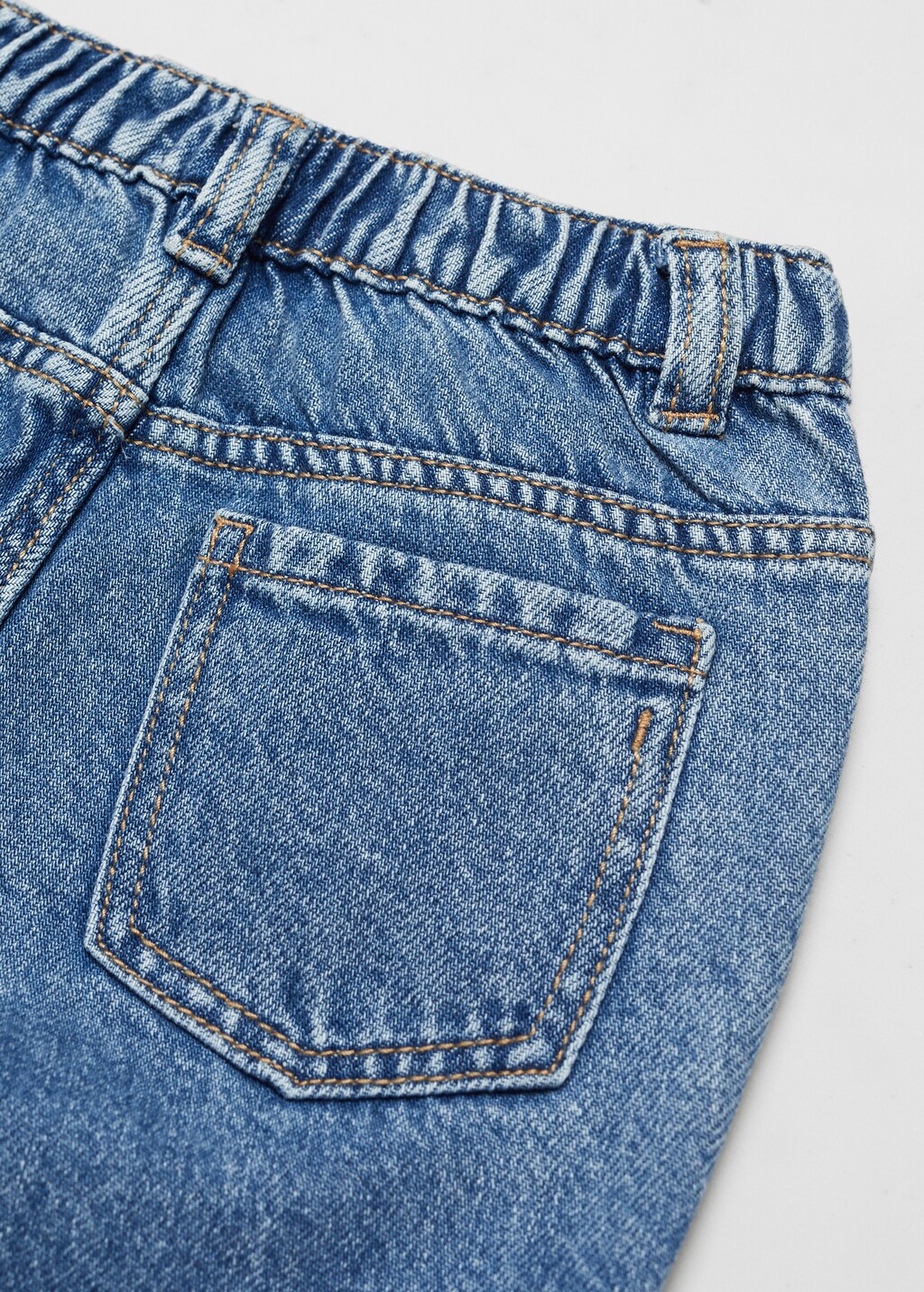 Straight cotton jeans - Details of the article 0