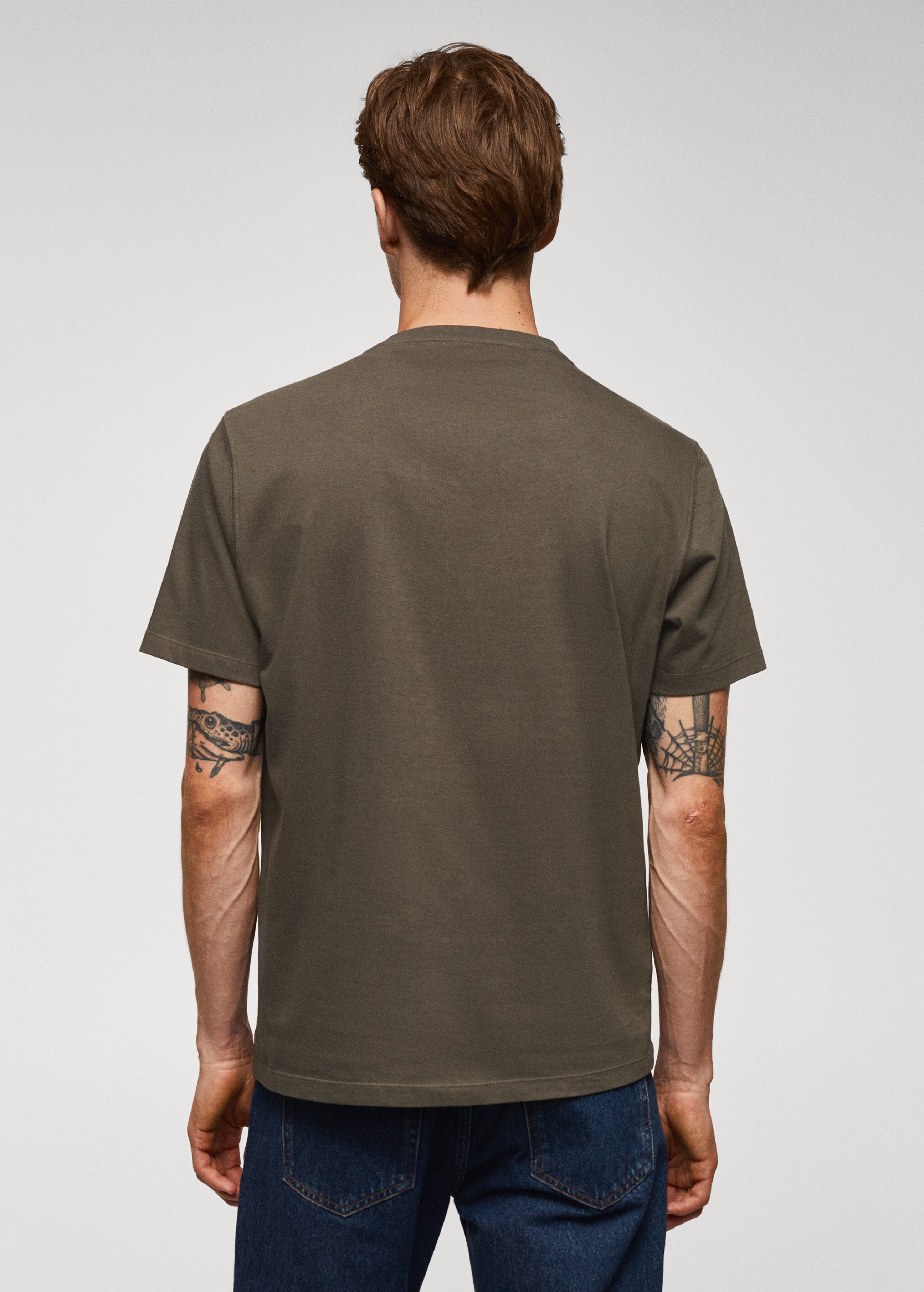 100% cotton printed t-shirt - Reverse of the article