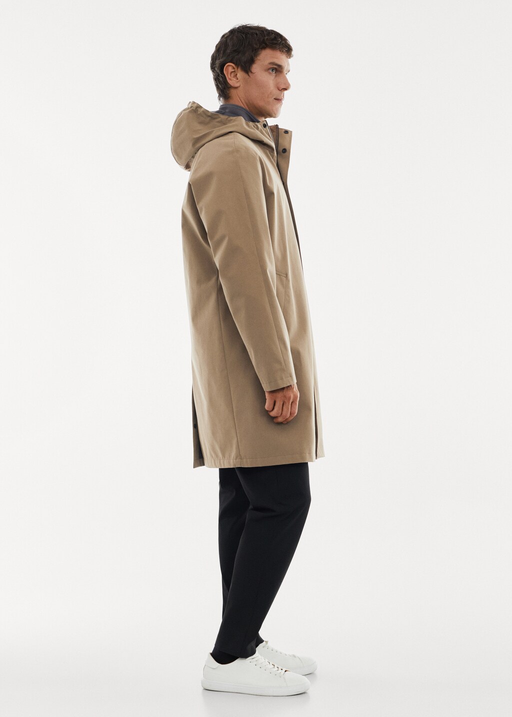 Water-repellent hooded parka - Details of the article 2