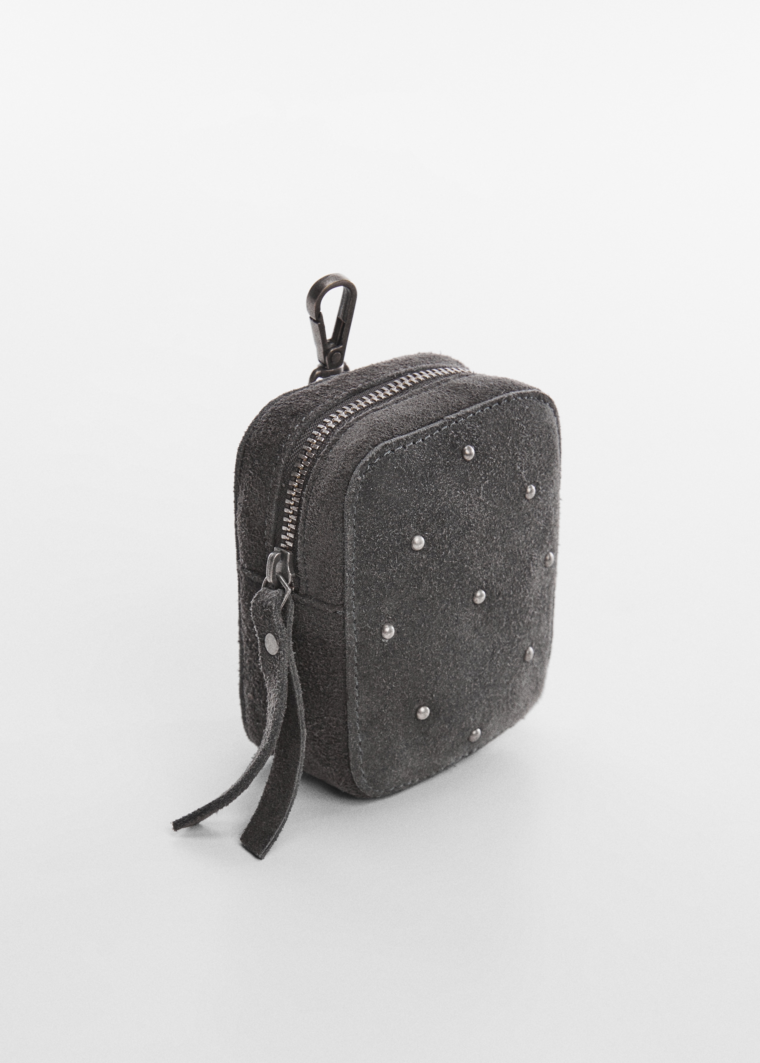 Zipped leather wallet - Medium plane